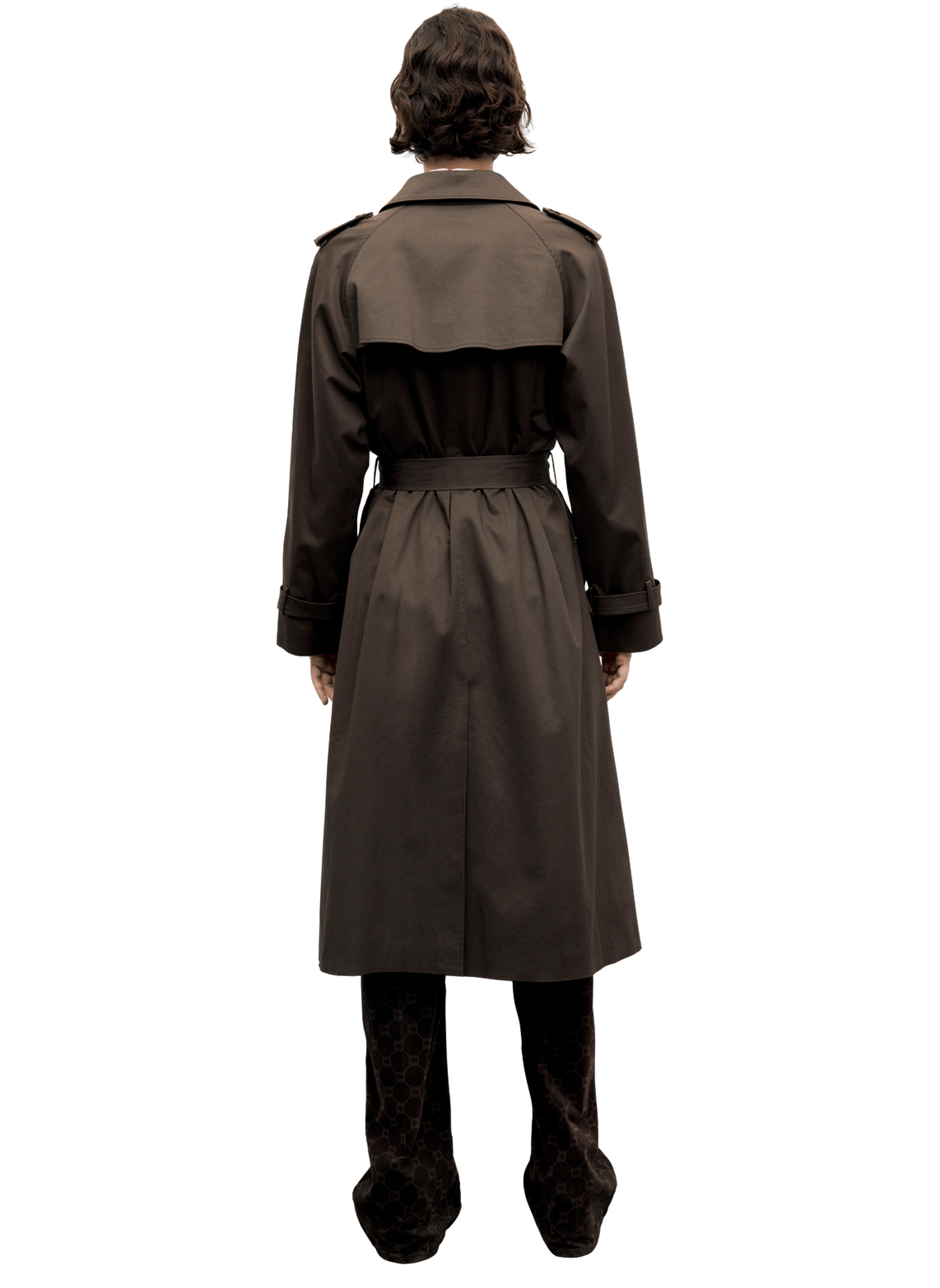 Trench long - serge GERARD DAREL Marron