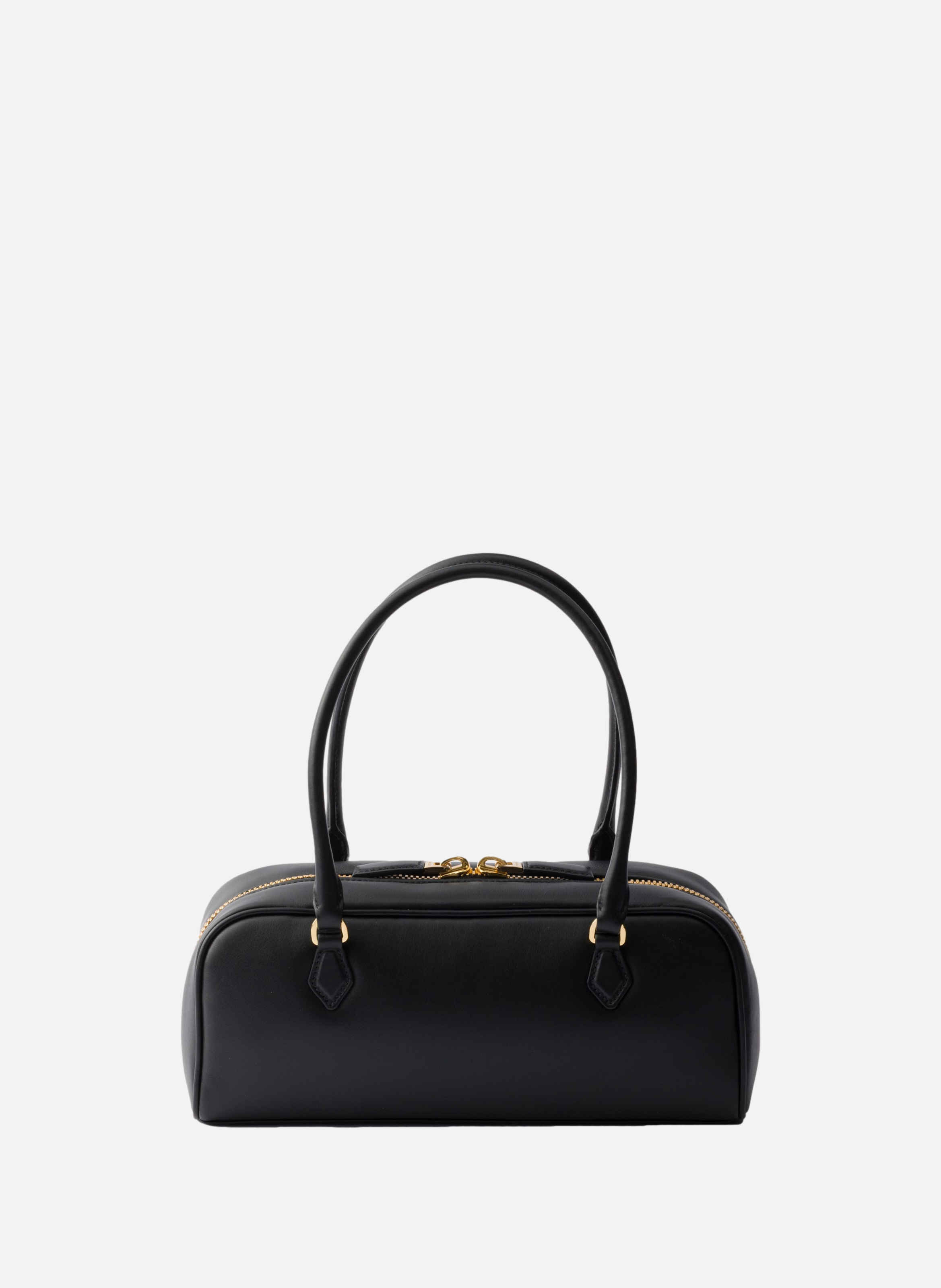 Sac à main en cuir PRADA Noir