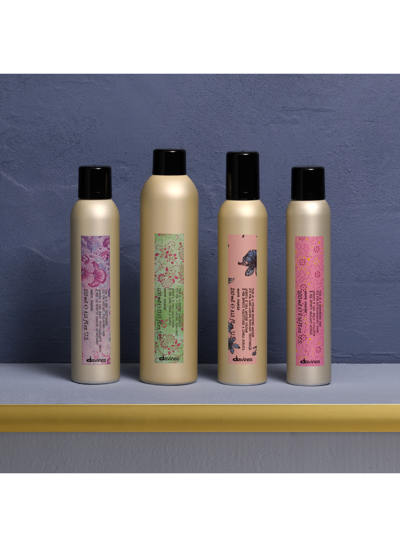 Unsichtbares Spray ohne Gas DAVINES No color
