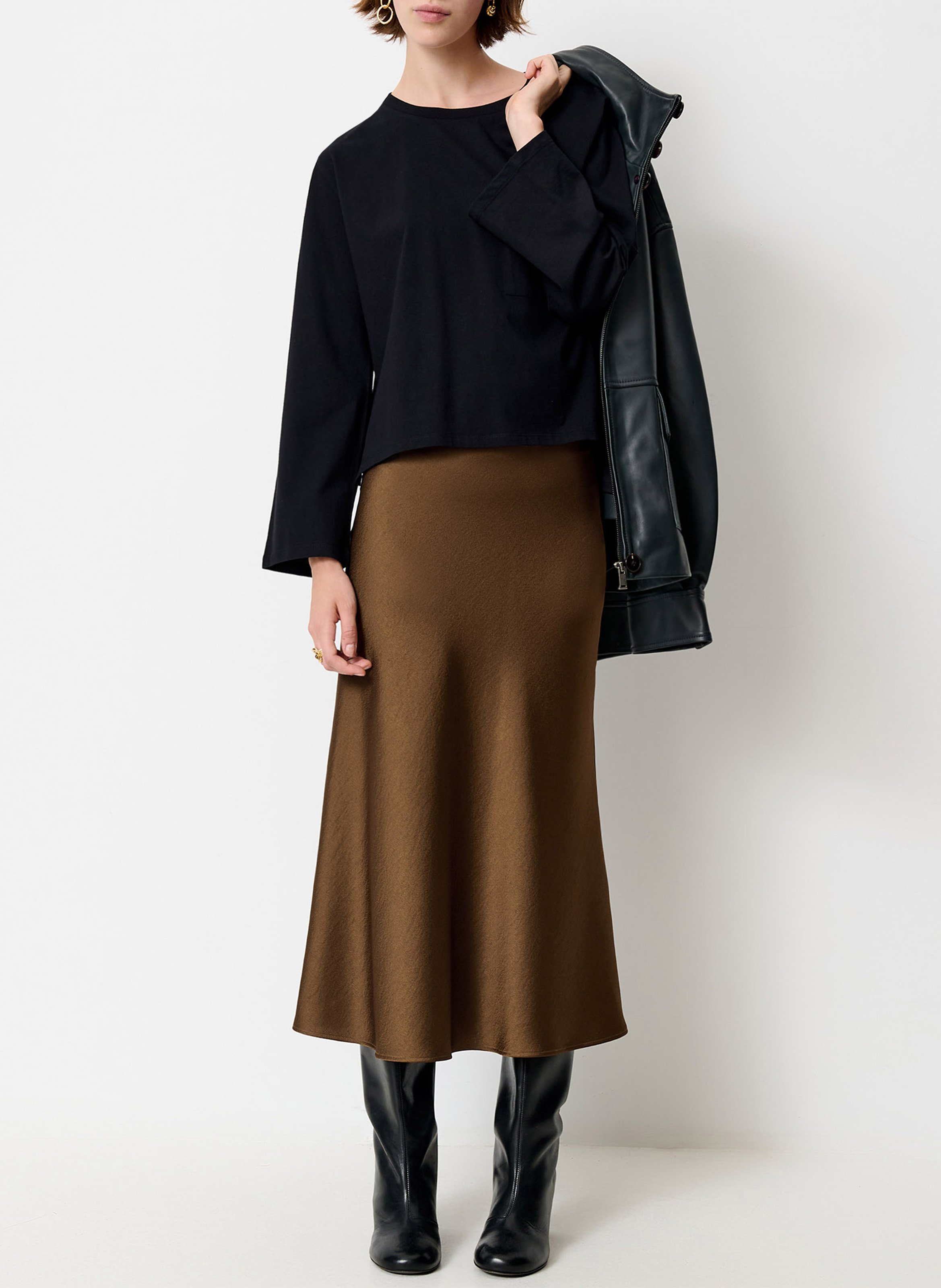 Tee-shirt oversize en coton severiano SESSUN Noir
