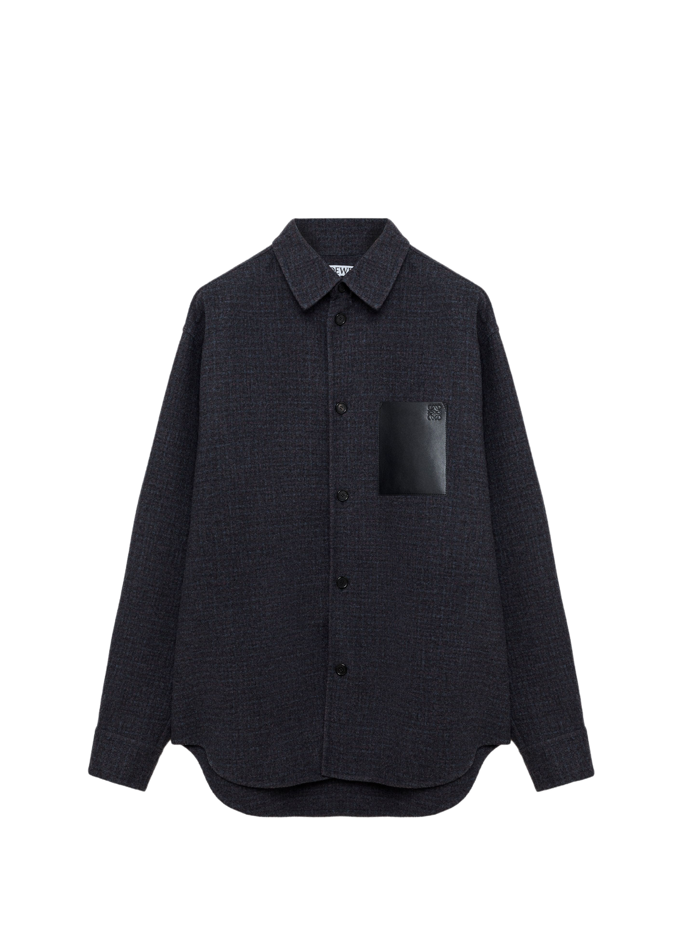 Wool-blend overshirt LOEWE Blue