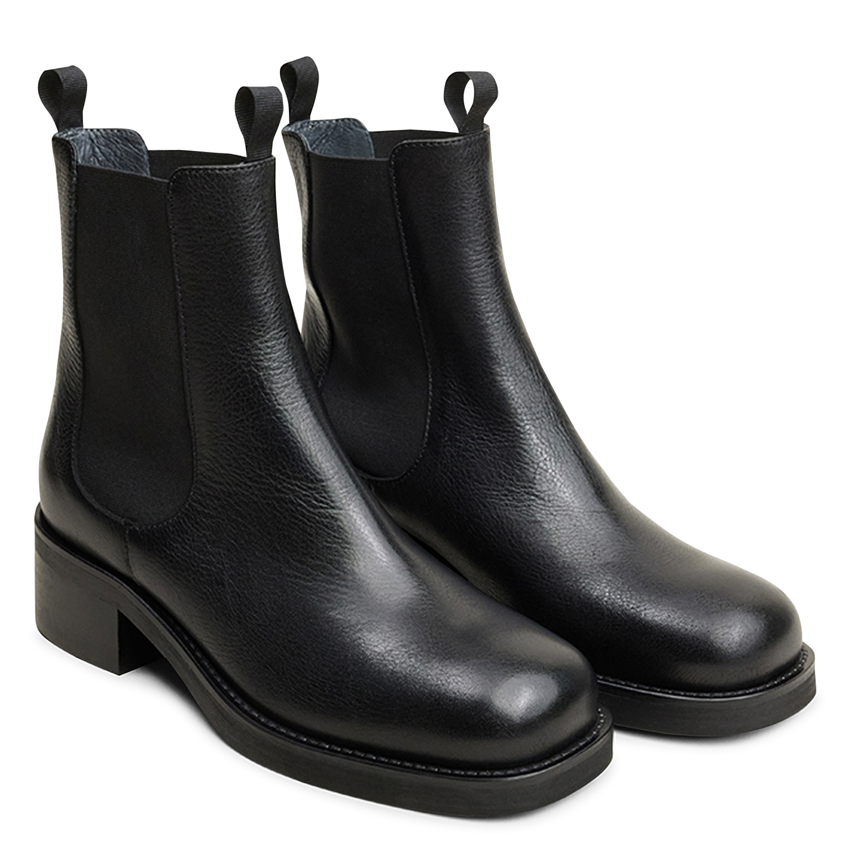 Bottines chelsea en cuir dialo JONAK Noir