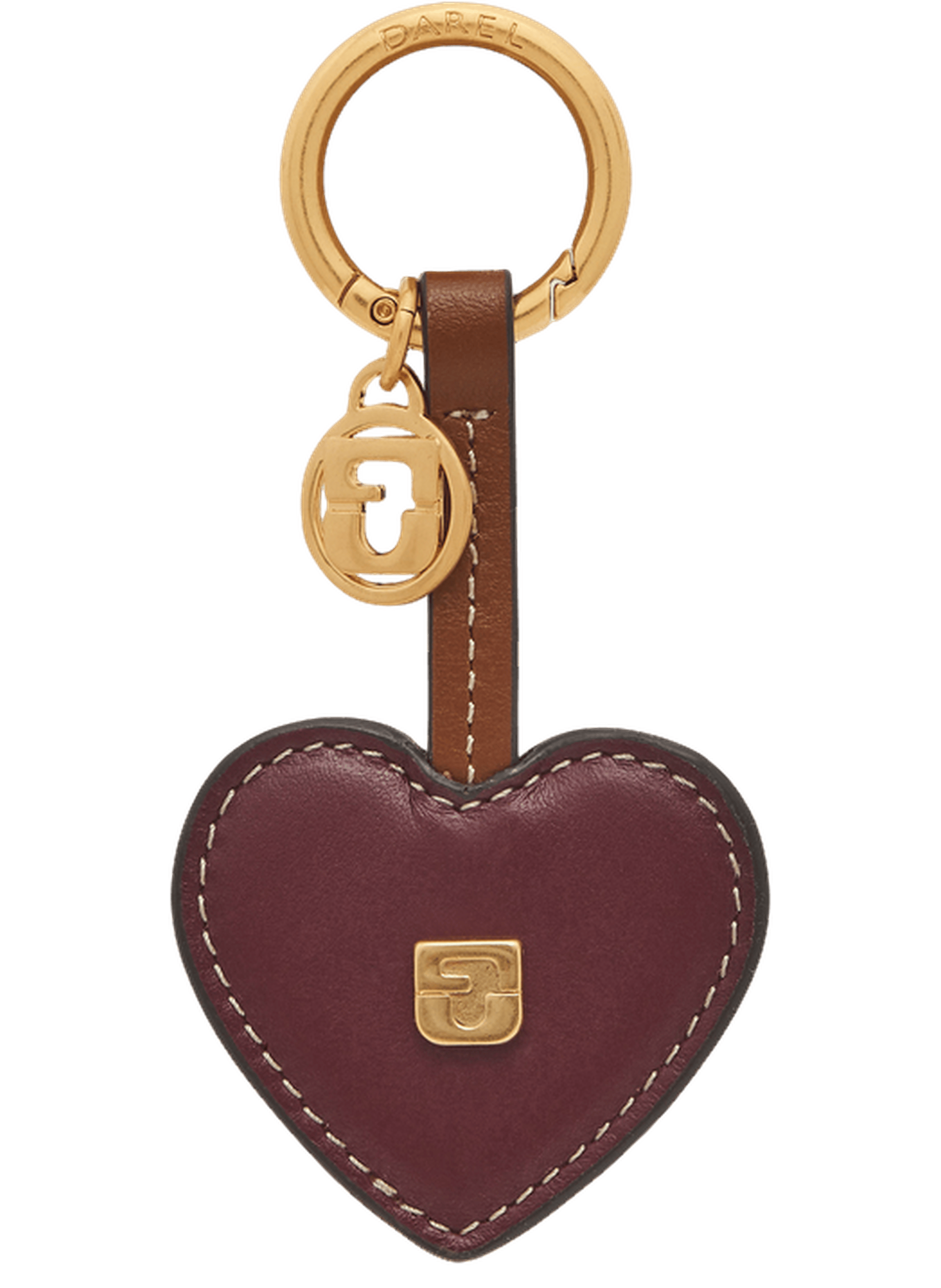 Charm en cuir - atout cœur GERARD DAREL Rouge