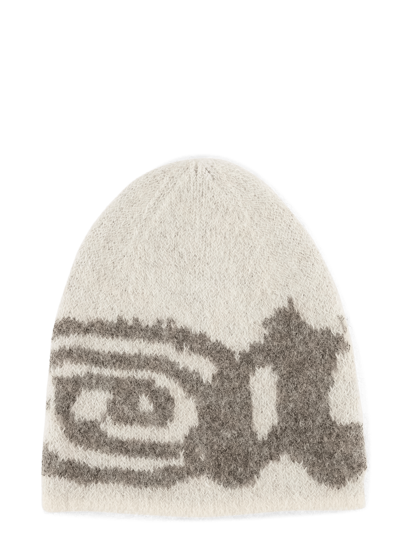 Mohair and Wool-Blend Beanie ROA White