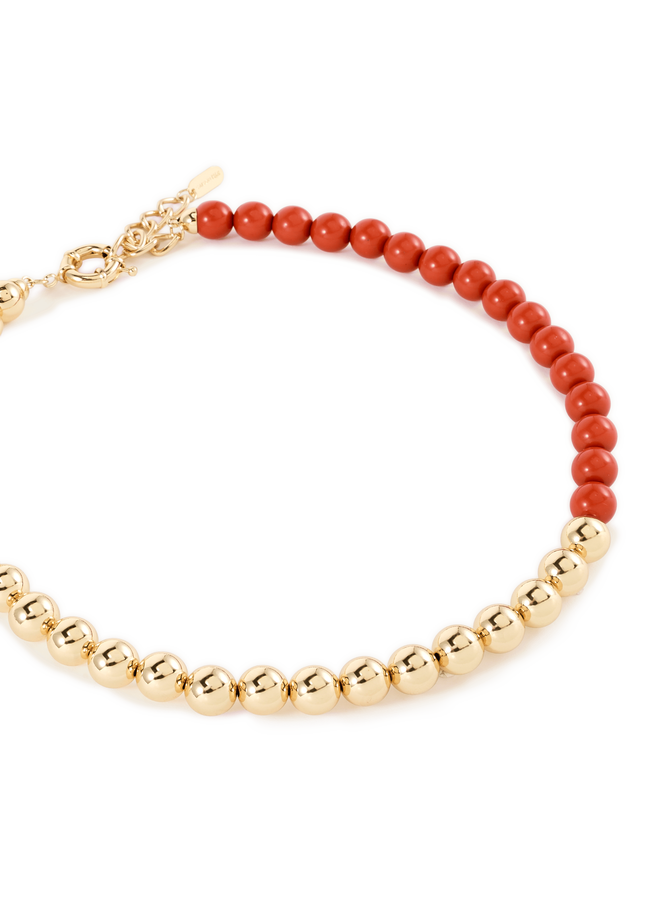 Collier en perles fantaisies SAISON 1865 Orange