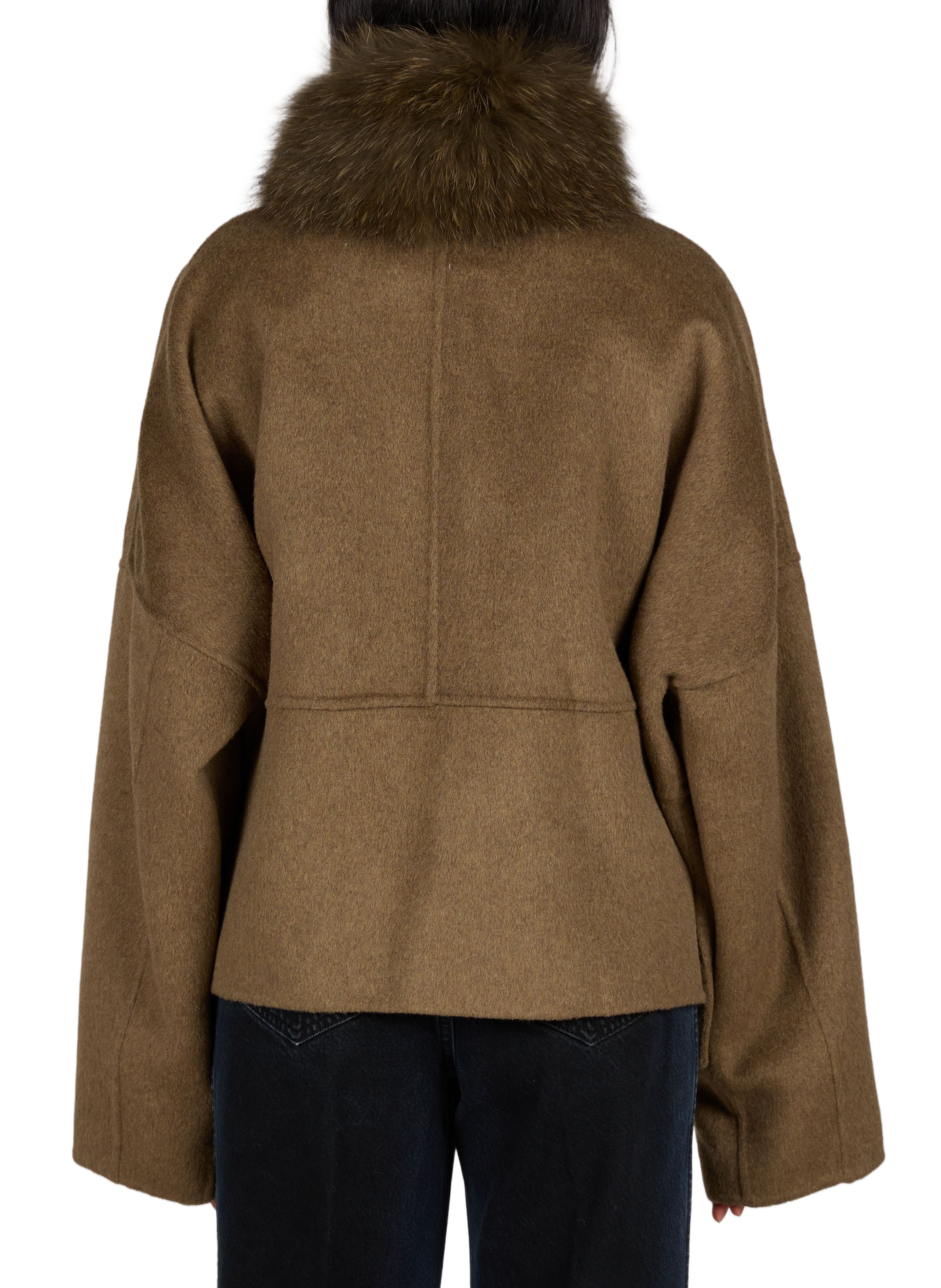 Cléo short coat in a wool blend VIKTORIA CHAN Khaki