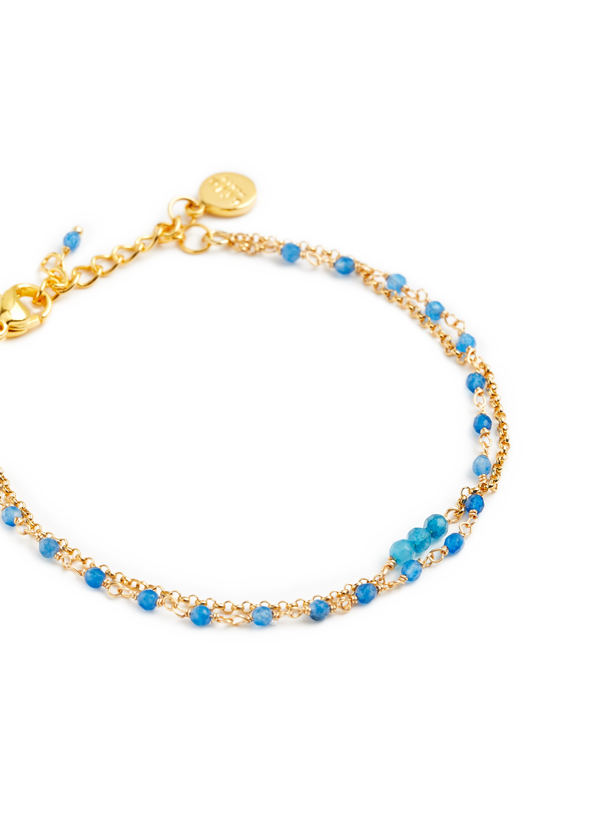 Isa chain and pearl bracelet LILO Blue