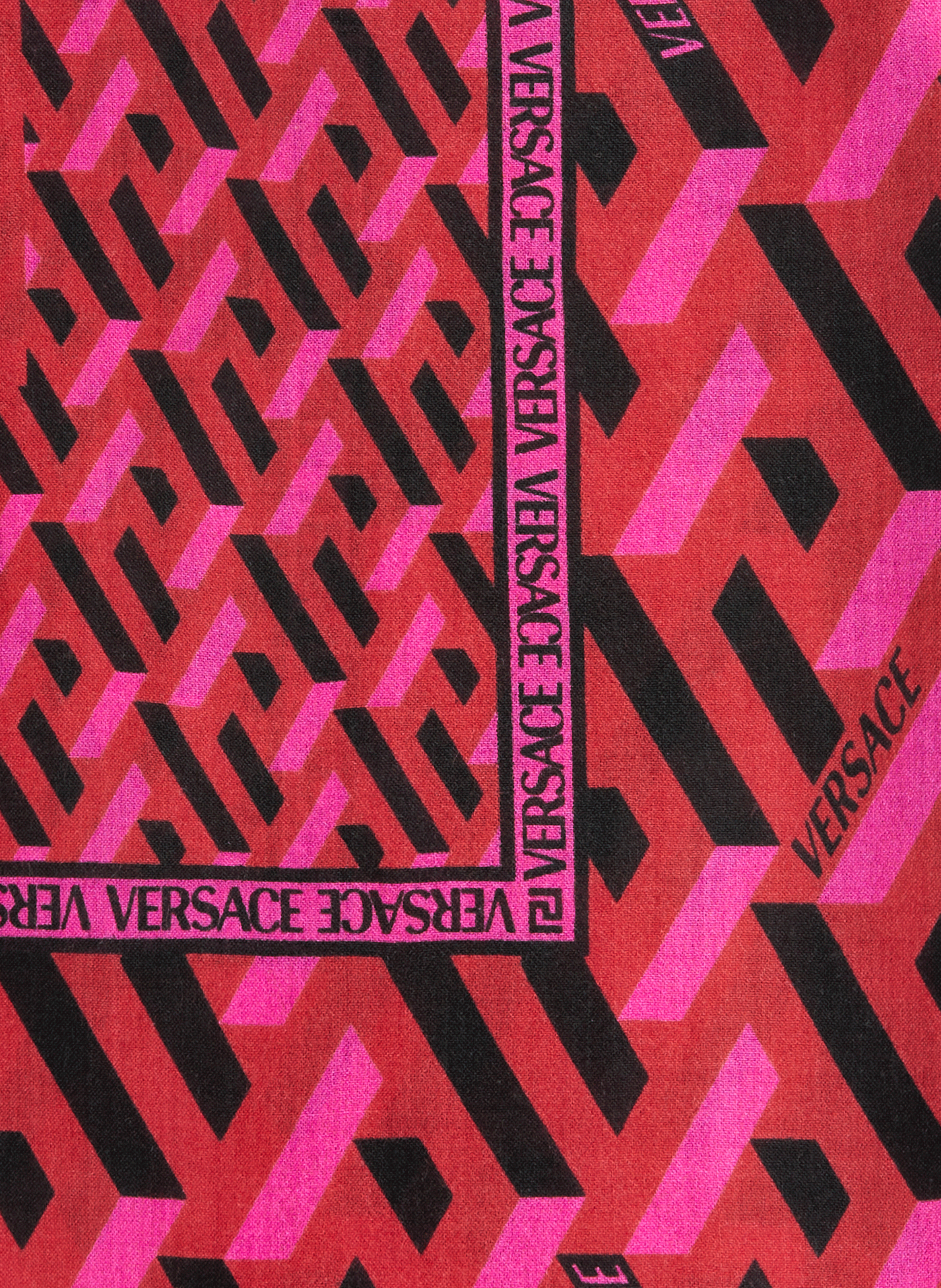 Châle La Greca en laine mélangée