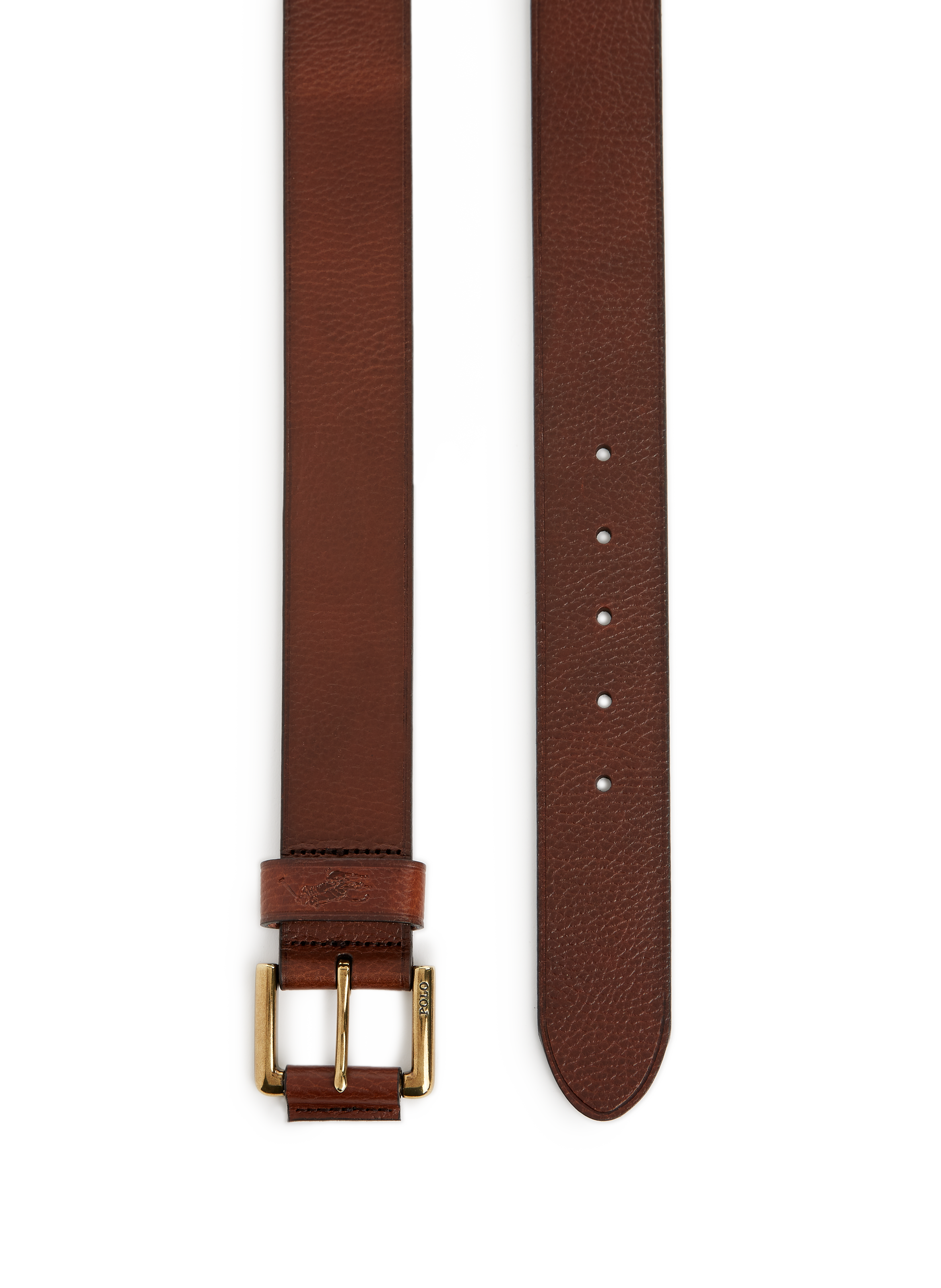 Leather belt POLO RALPH LAUREN Brown