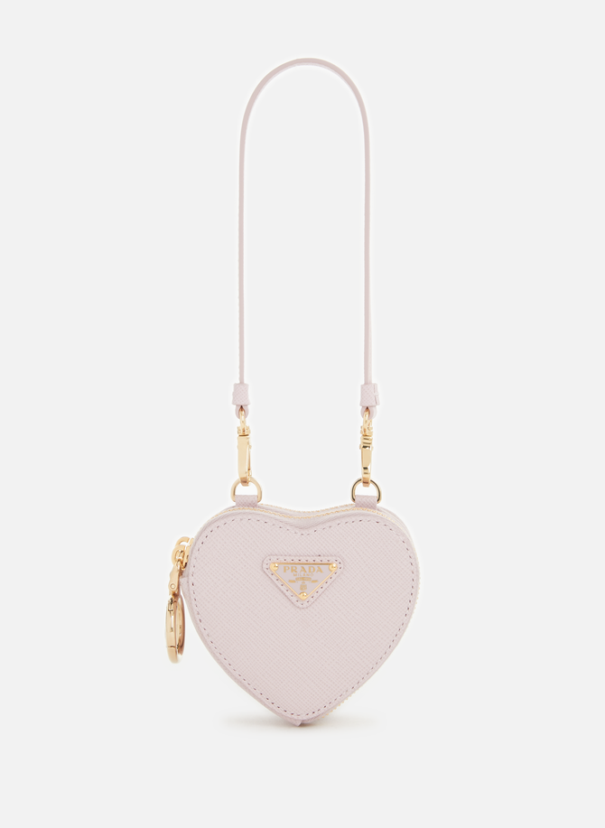 Leather heart keychain  PRADA