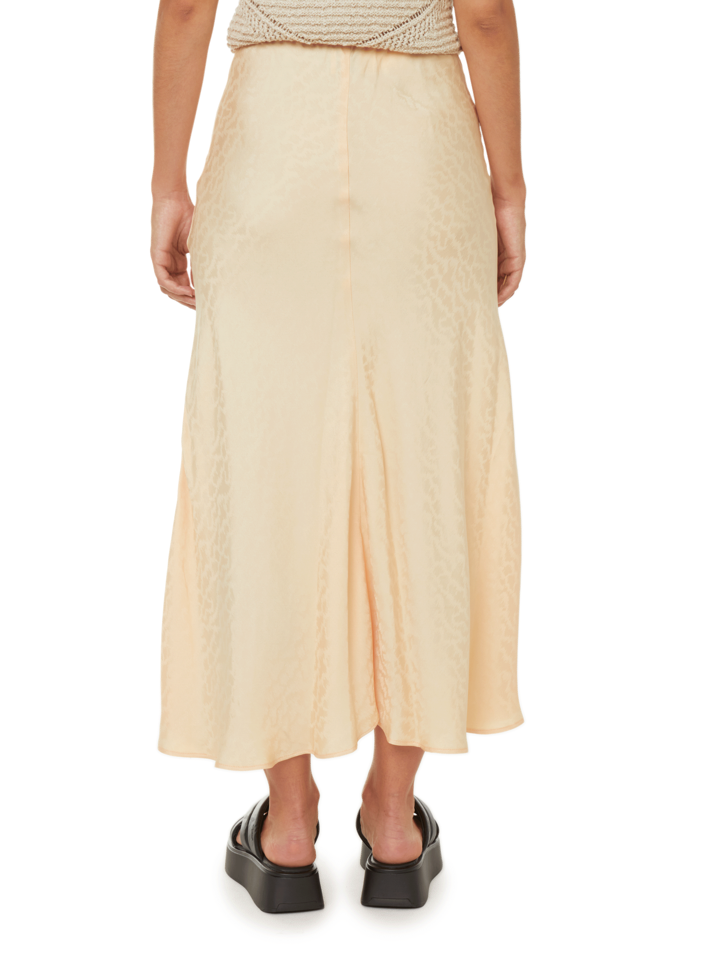 Jupe midi Elton ROSEANNA Beige