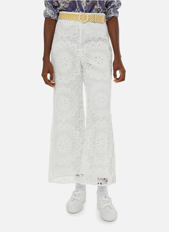 ZIMMERMANN Lace trousers  White