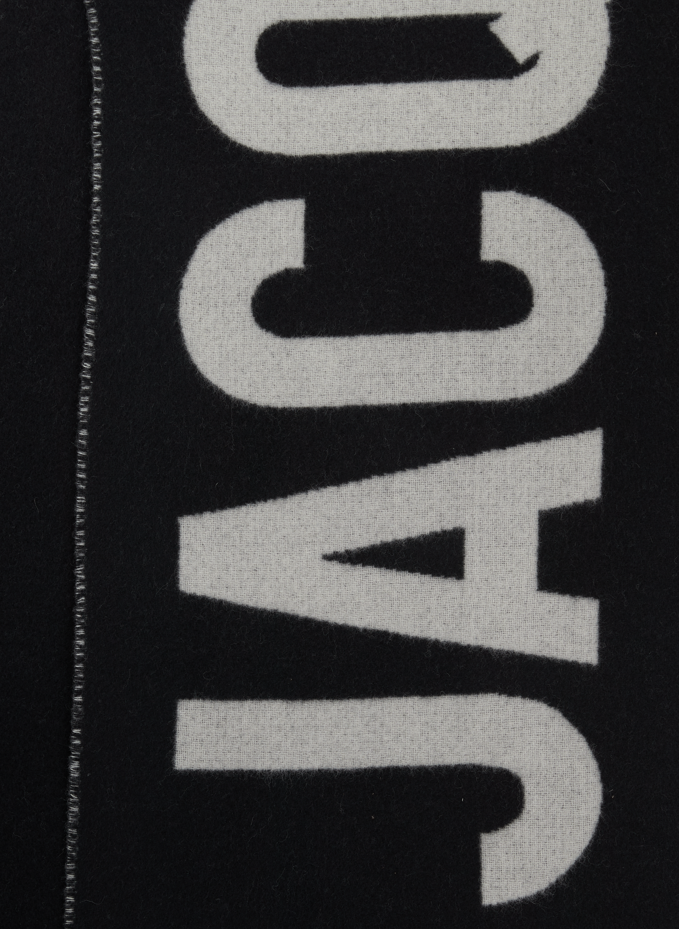 The Jacquemus wool scarf JACQUEMUS Black