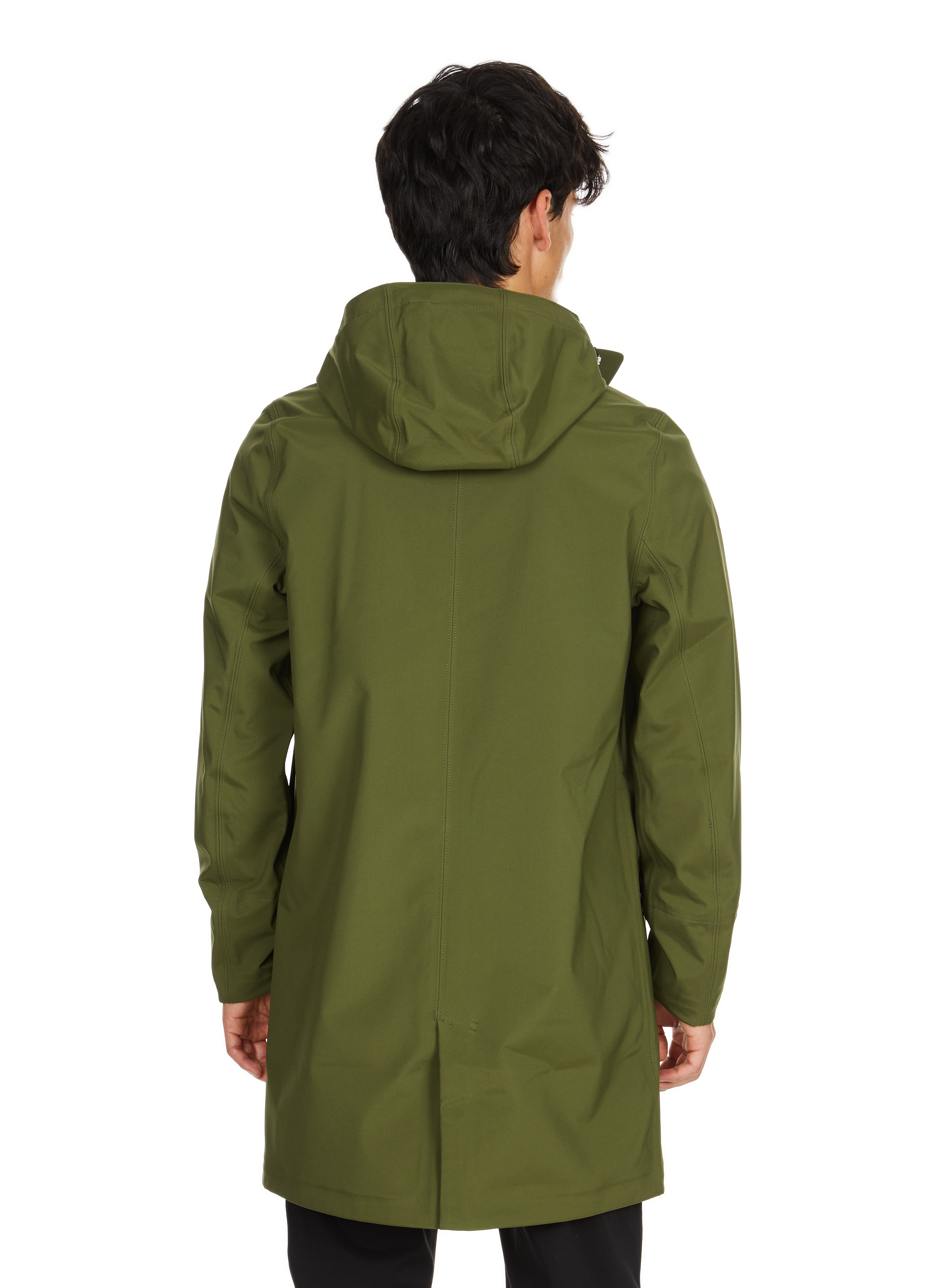 Parka mi-longue à capuche K-WAY Vert