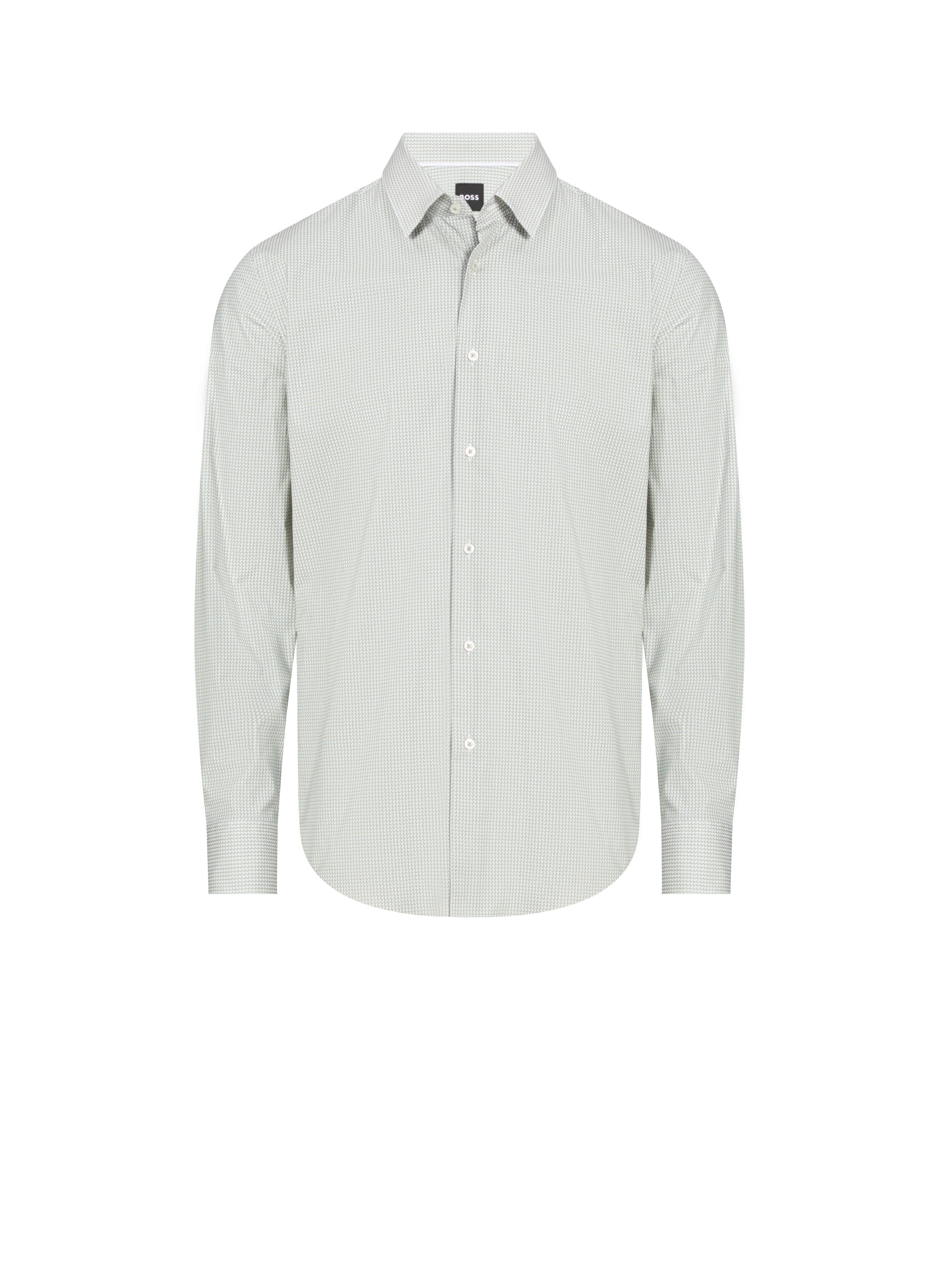 BOSS Chemise imprimée en coton  Vert