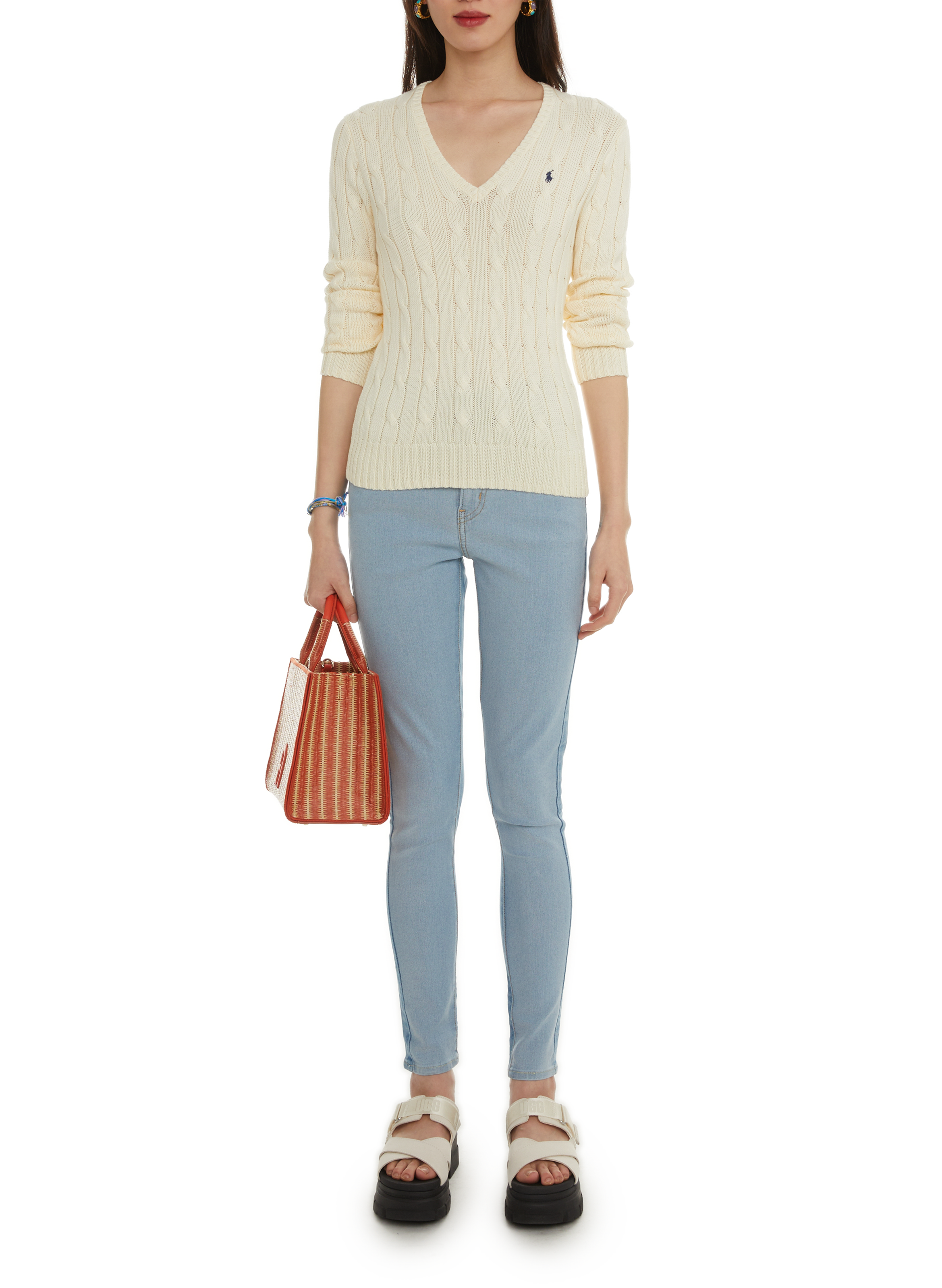 Pull en maille  POLO RALPH LAUREN Beige