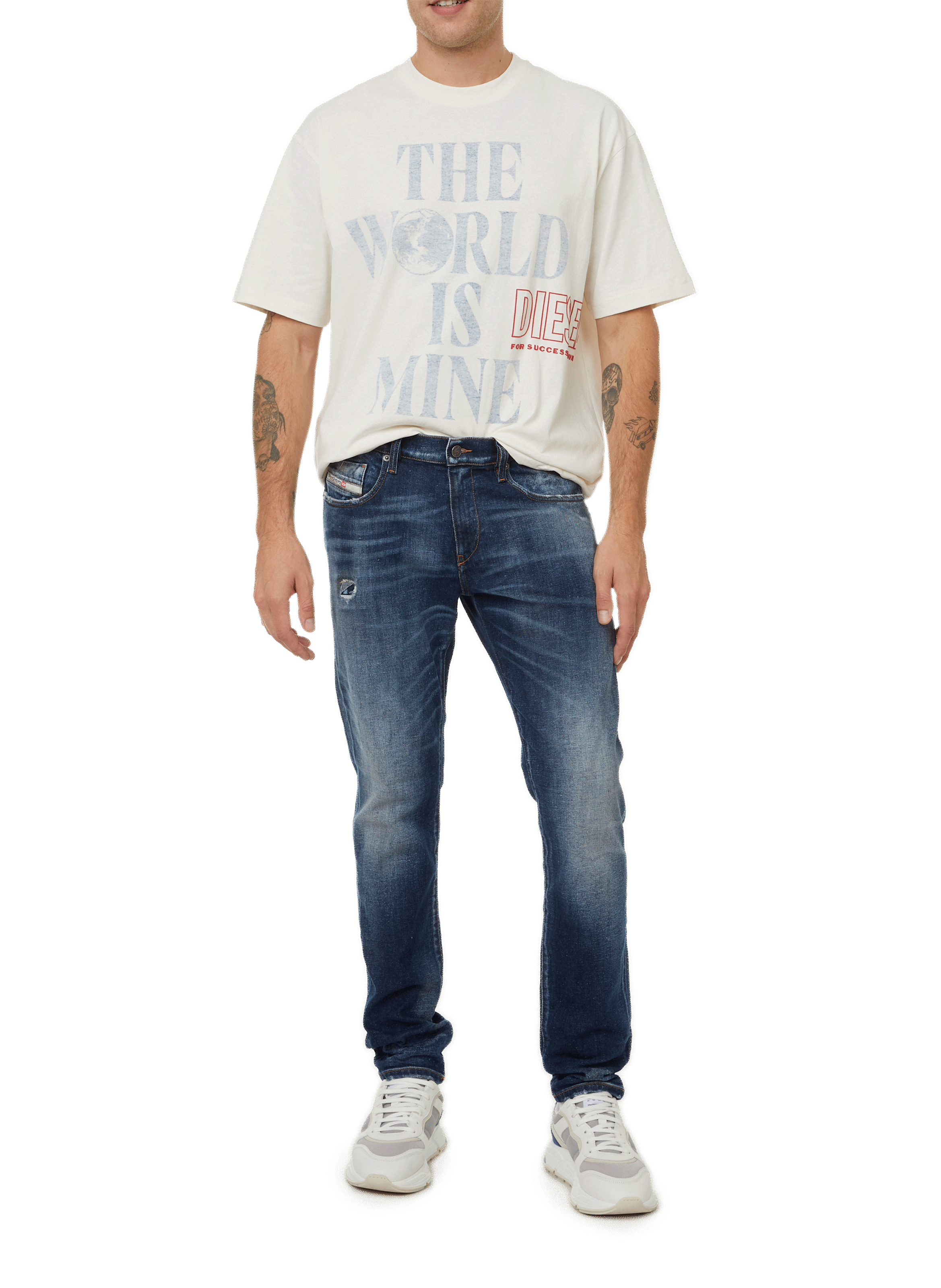 Casquette en coton  DIESEL Blanc