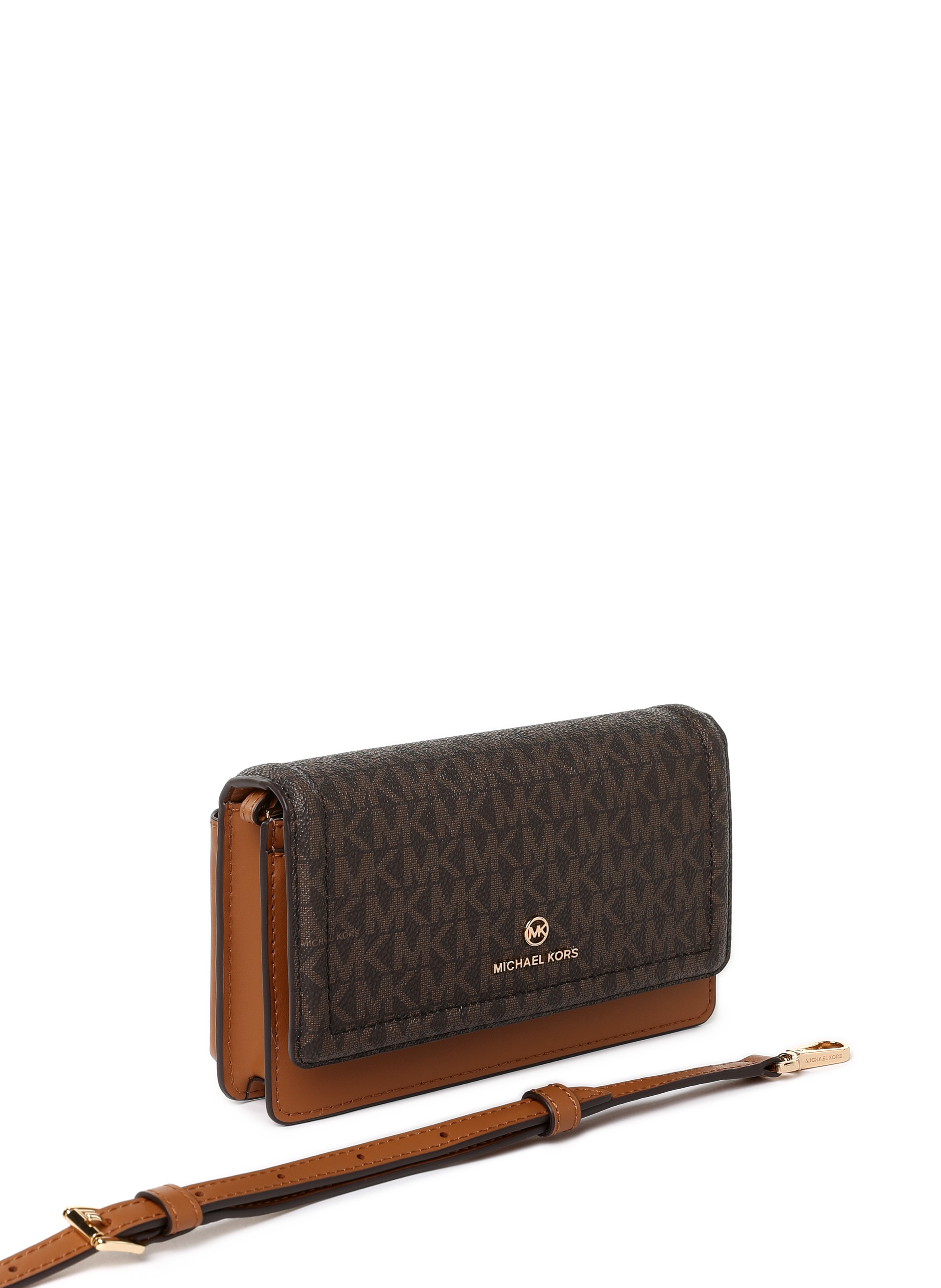 Sac à bandoulière Jet set charm  MICHAEL KORS Marron