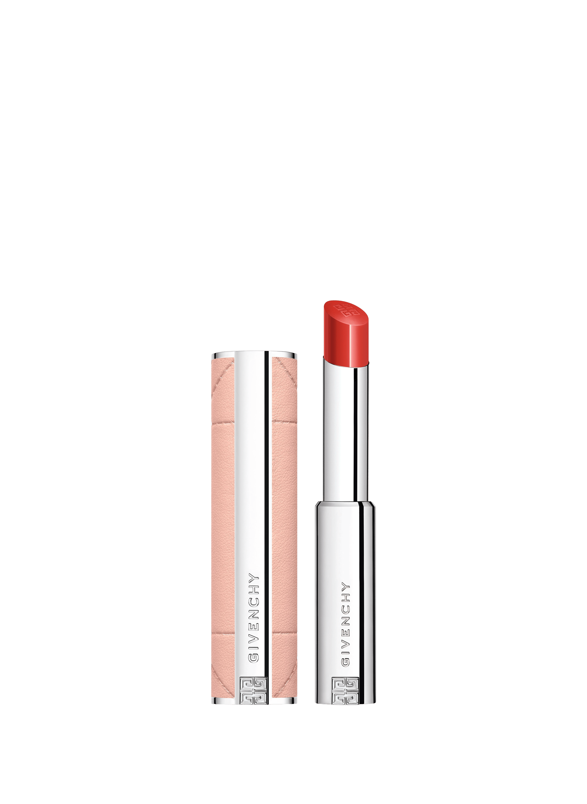 Rose Perfecto Shine Serum Lipstick - Rouge à lèvres brillant et soin GIVENCHY N306 - luminous red