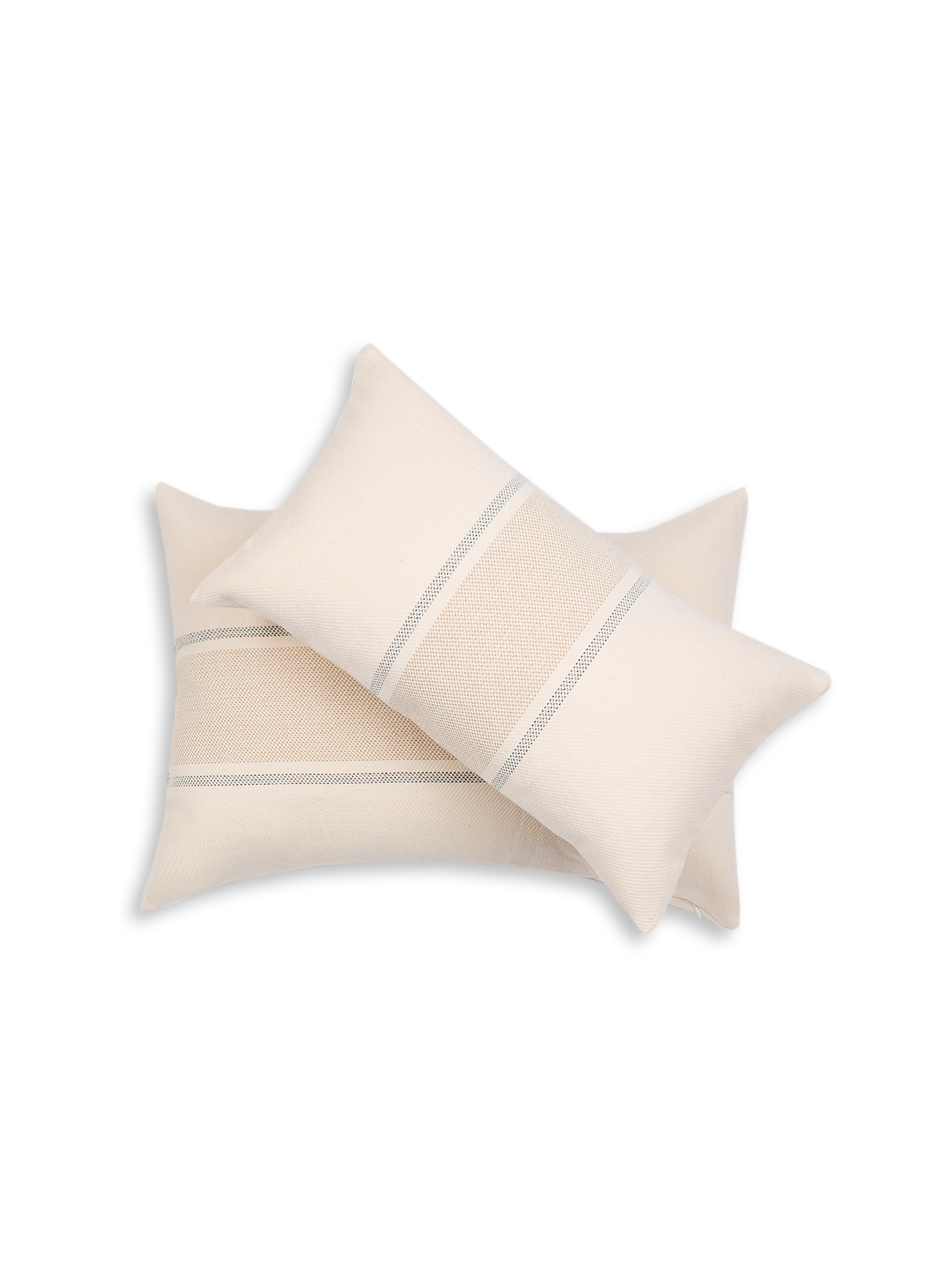 Housse de coussin Banjo en coton Beige by AU PRINTEMPS PARIS AU PRINTEMPS PARIS Housse de coussin Banjo en coton Beige