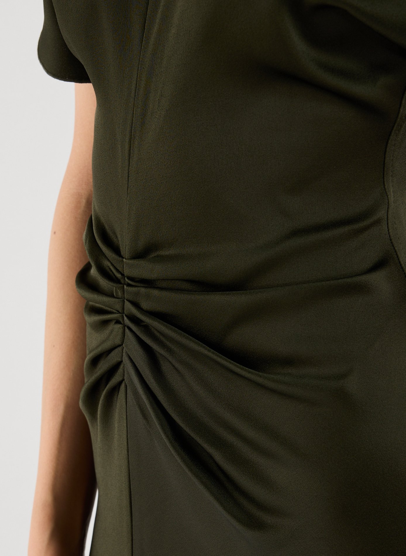 Fitted long dress VICTORIA BECKHAM Green