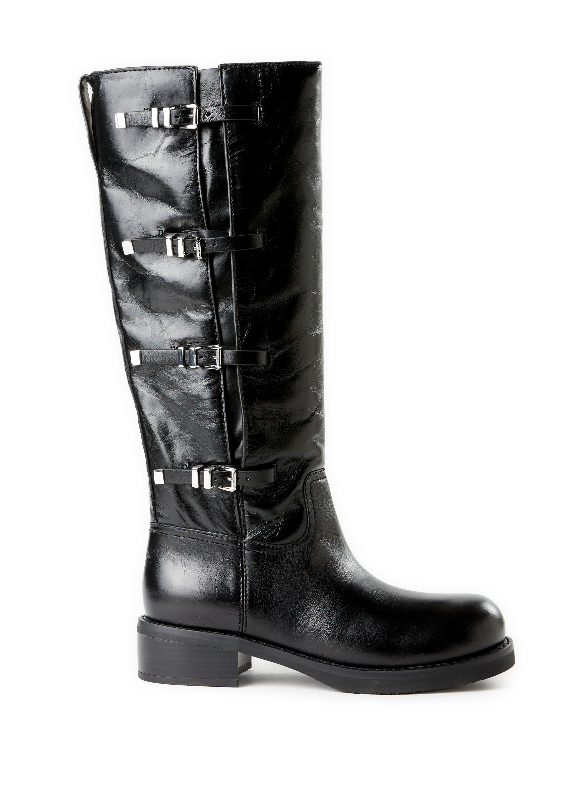 MICHAEL KORS Darrington leather boots Black