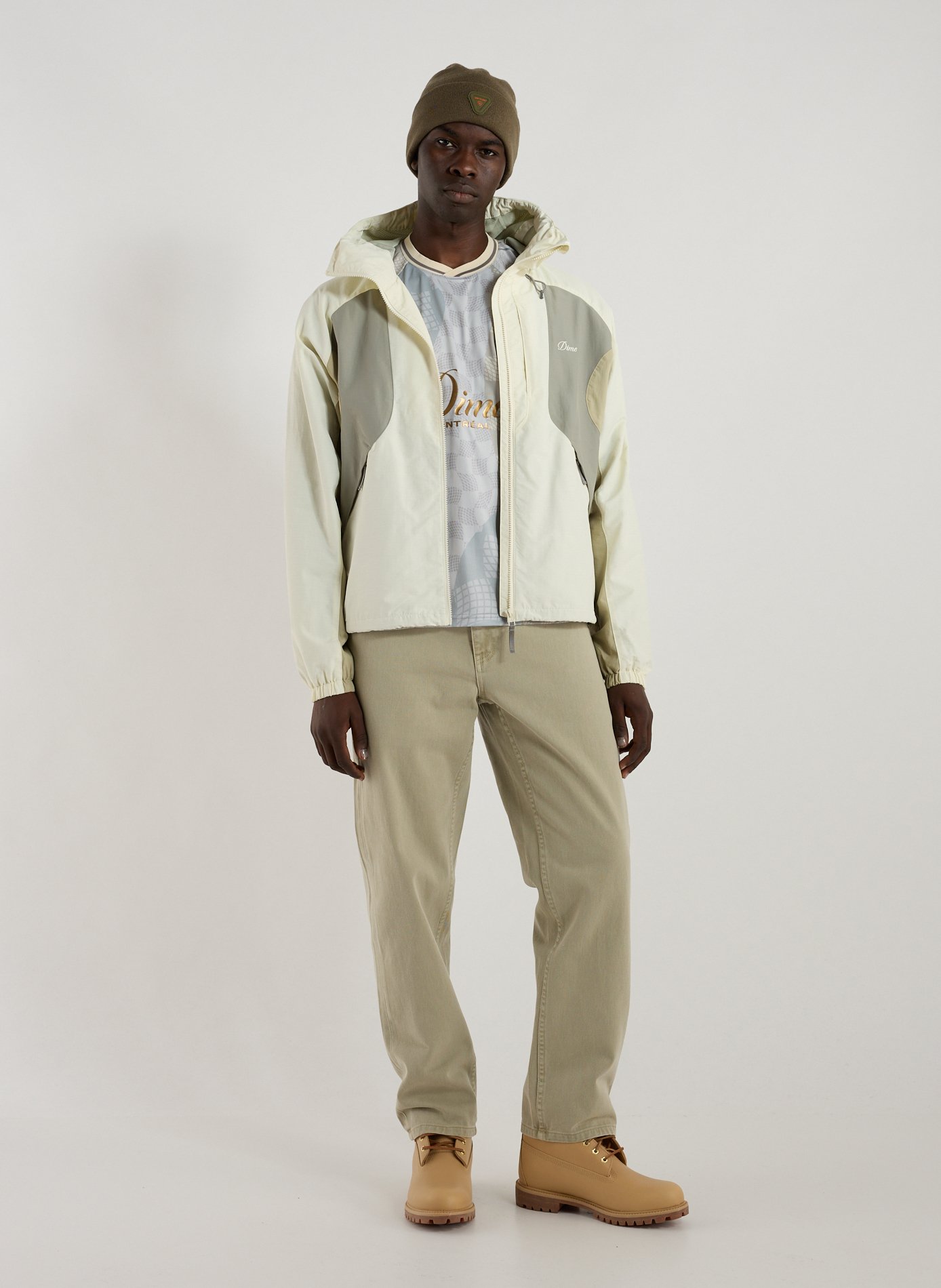 Blouson en coton mélangé DIME Beige