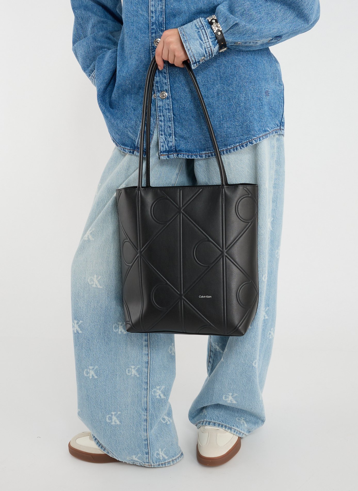 Sac cabas Monogrammes  CALVIN KLEIN Noir