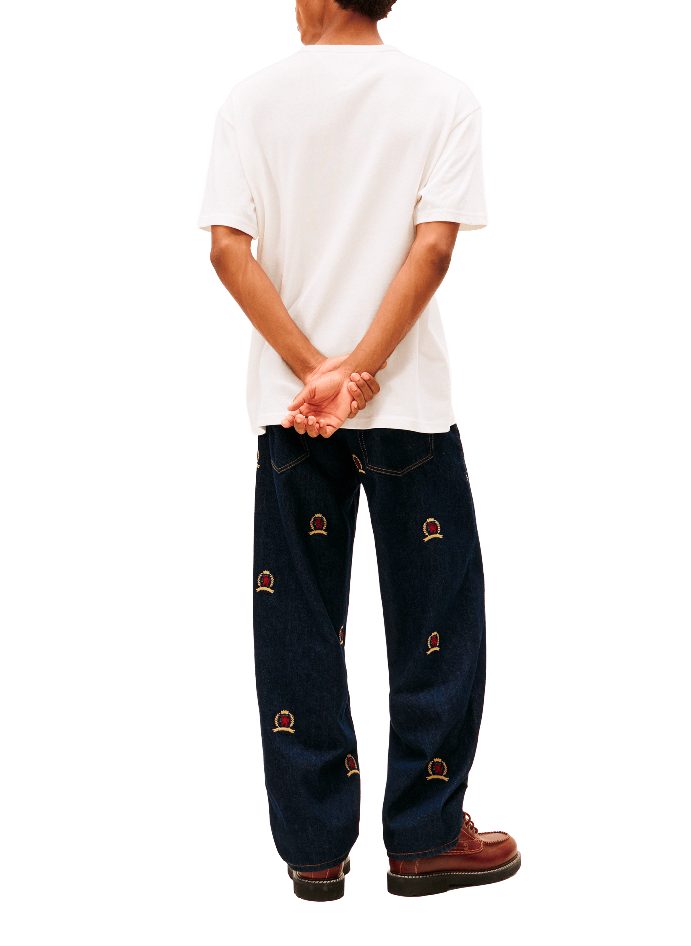 T-shirt à logo TOMMY HILFIGER Blanc