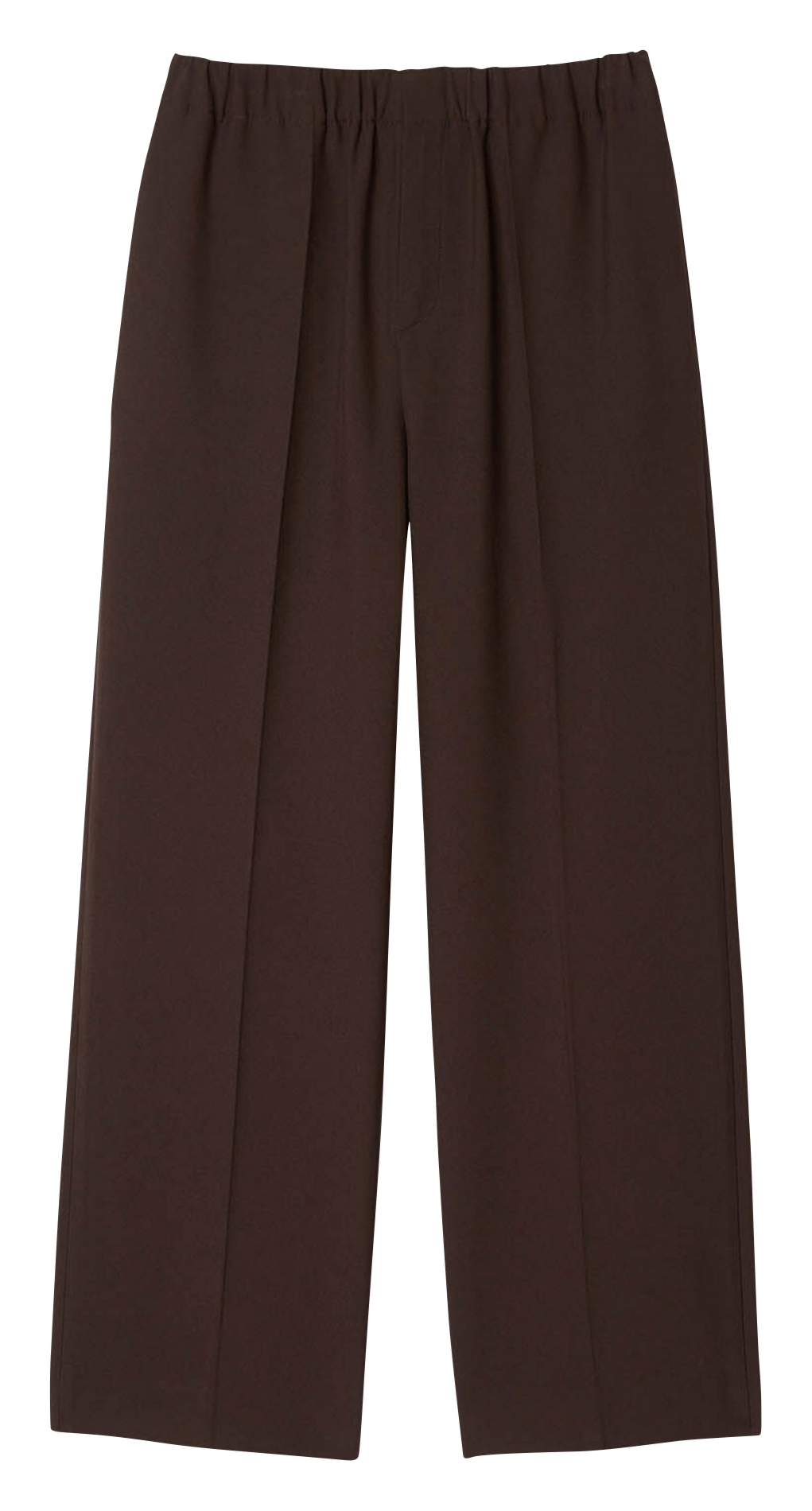 Pantalon large en jersey SANDRO Marron