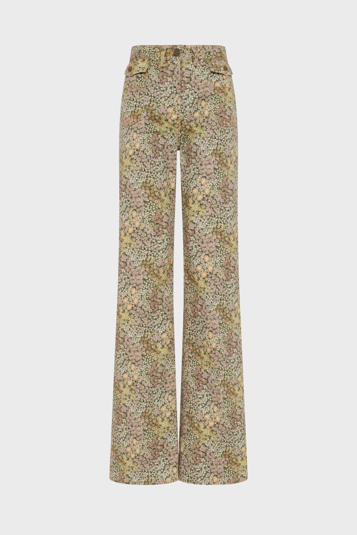 Jean flare à fleurs - anna GERARD DAREL Rose