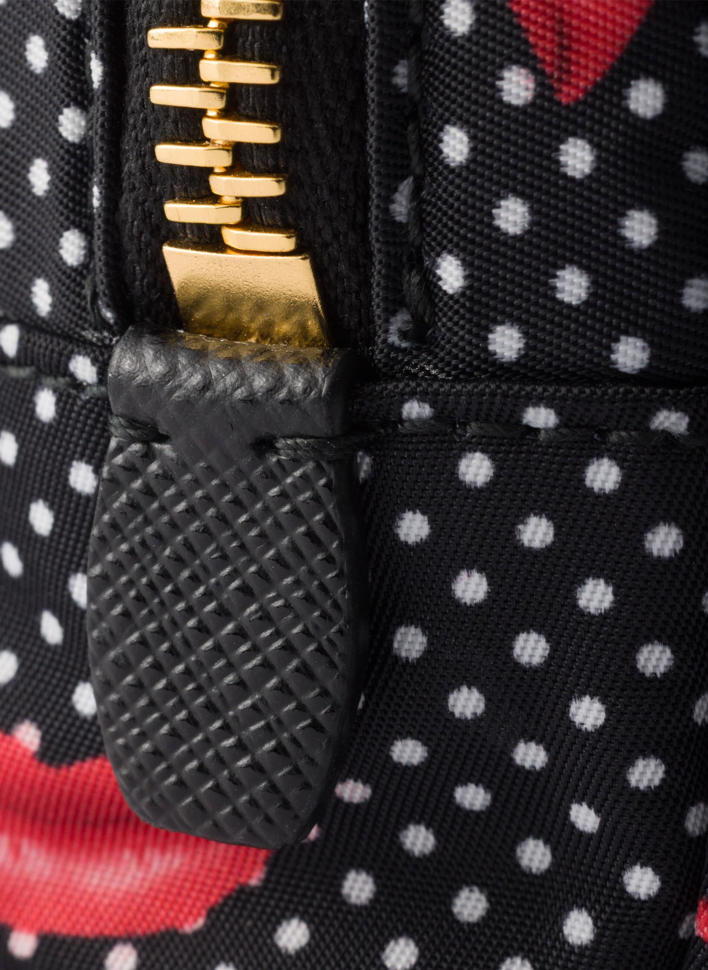 Pochette en re-nylon imprimé PRADA Noir