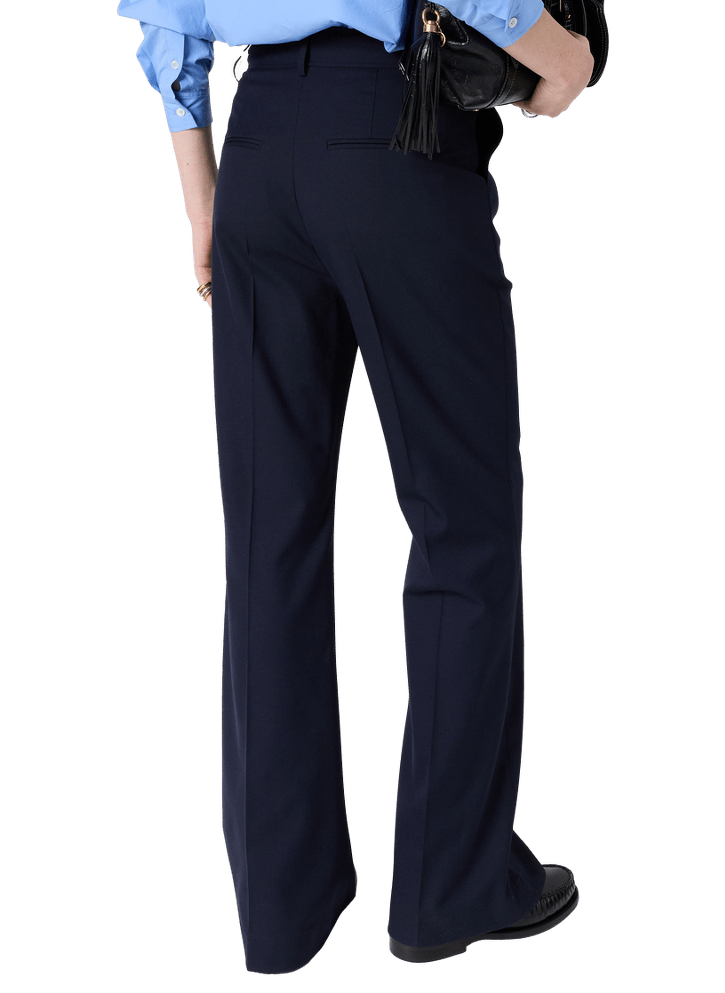 Pantalon flare de tailleur - aliyah GERARD DAREL Bleu