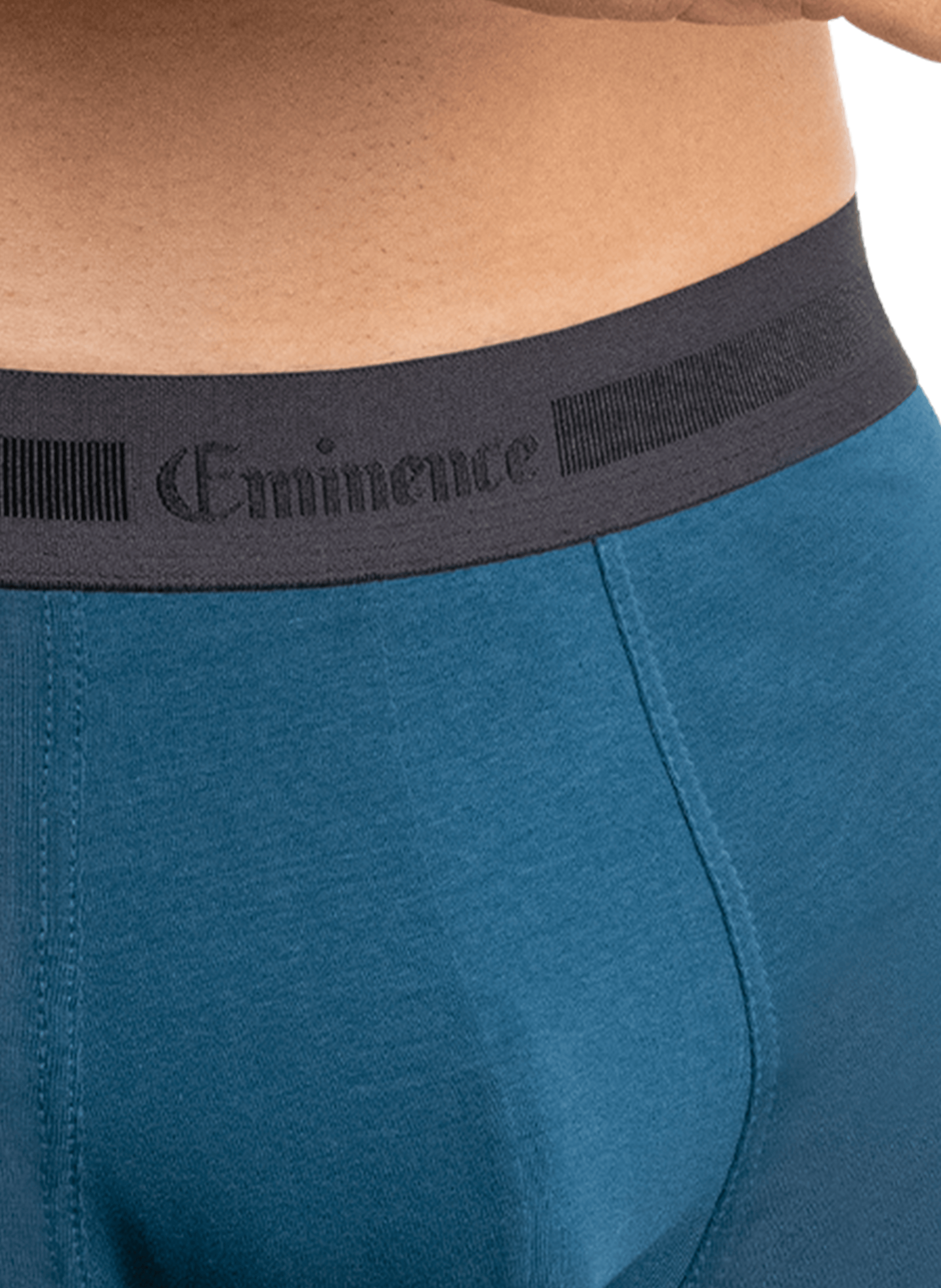 Lot de 3 boxers unis en coton mélangé EMINENCE Multicolore