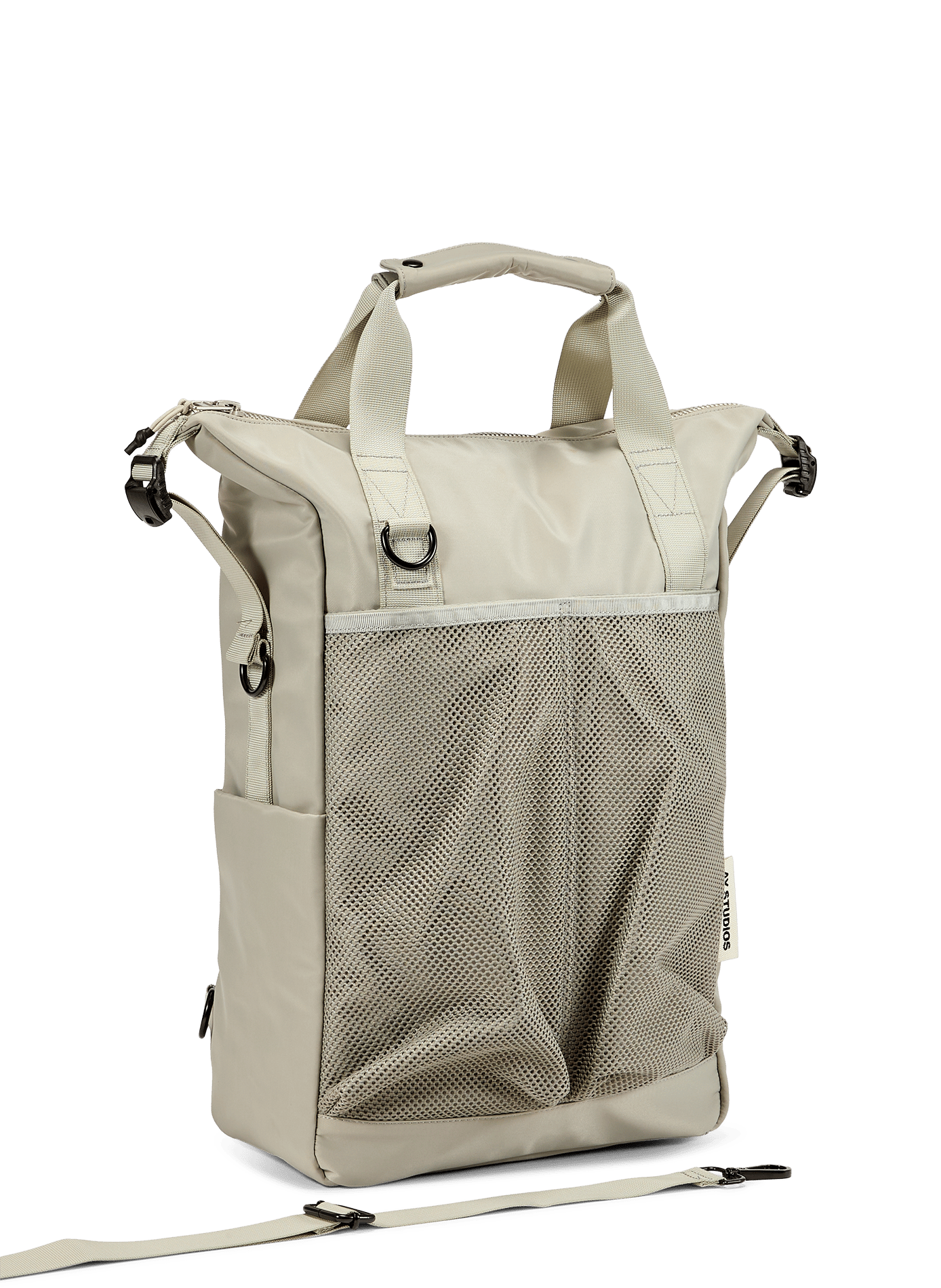 Grand sac à dos AY STUDIOS Beige