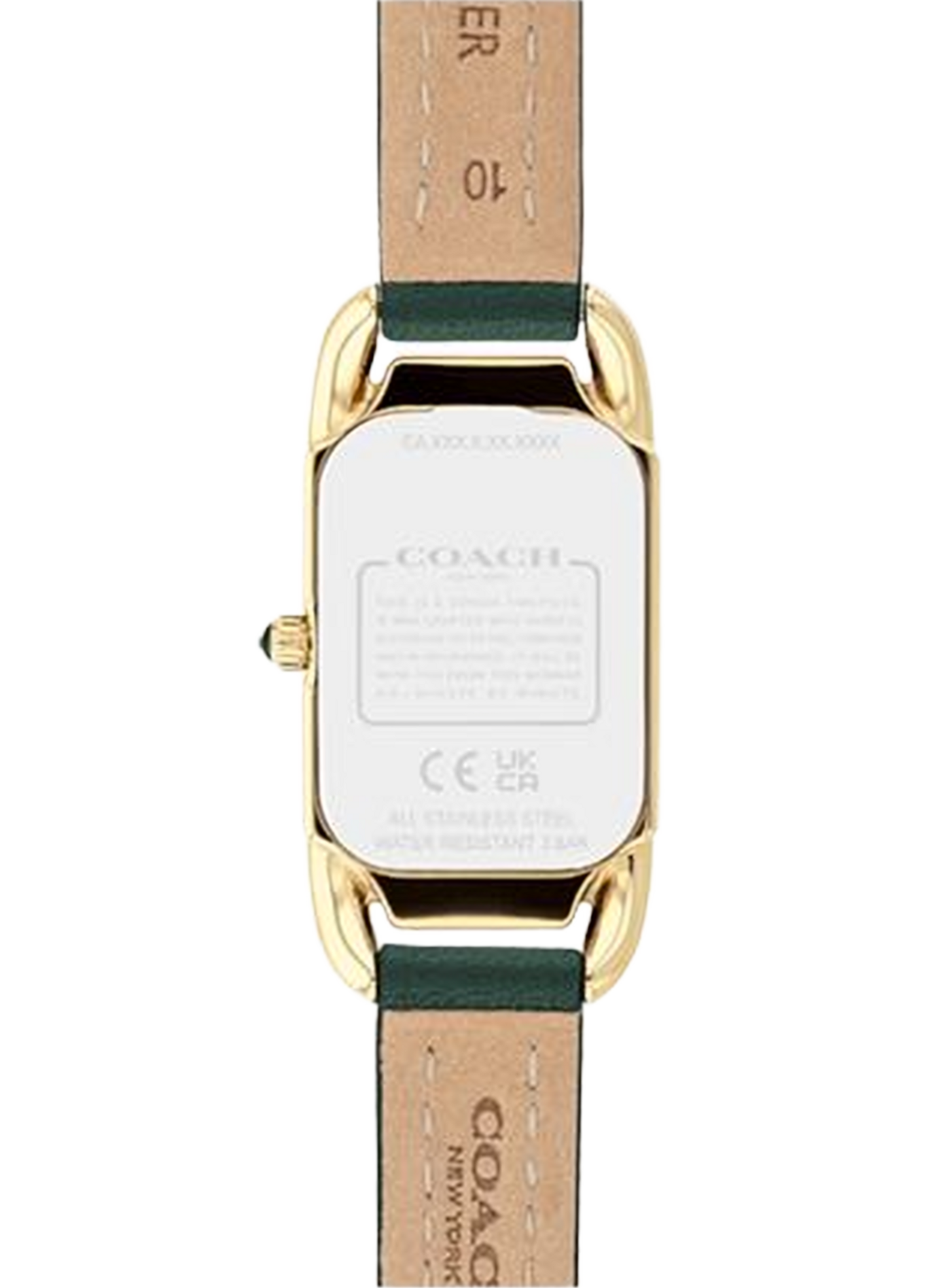 Montre quartz Cadie en cuir COACH MONTRES Vert