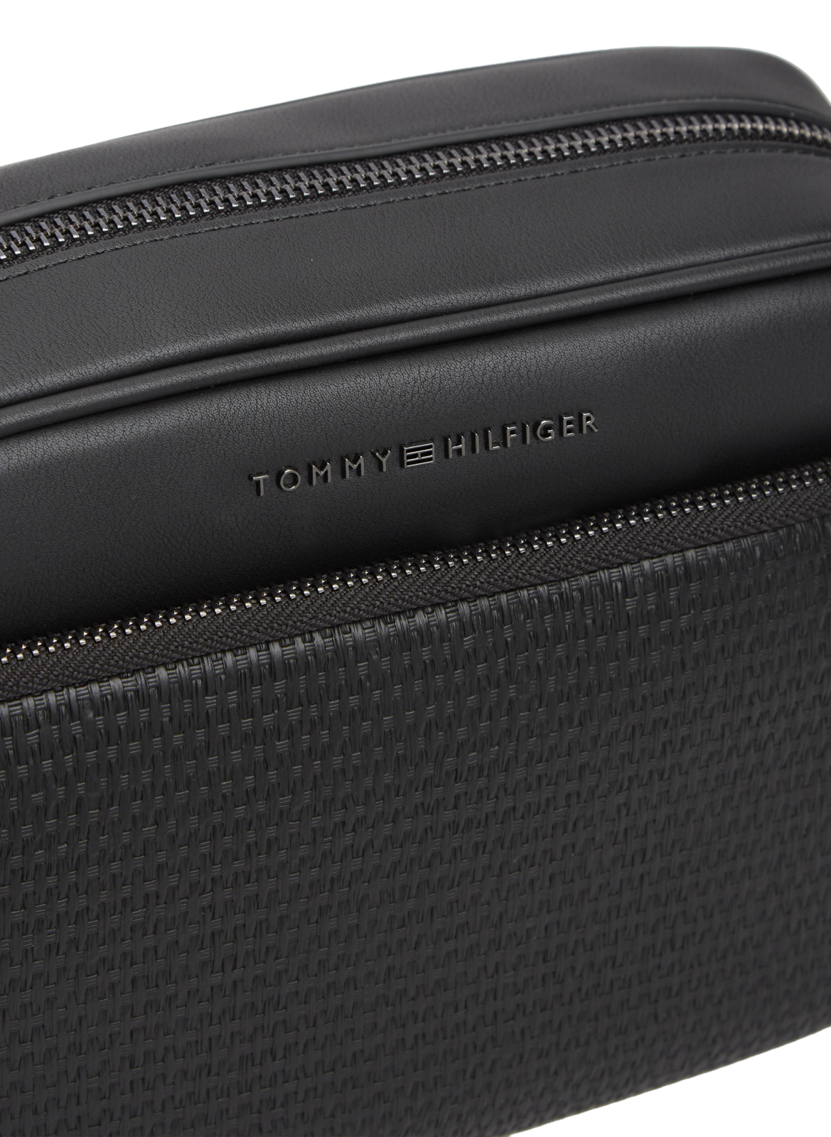 Sac à bandoulière à logo TOMMY HILFIGER Noir