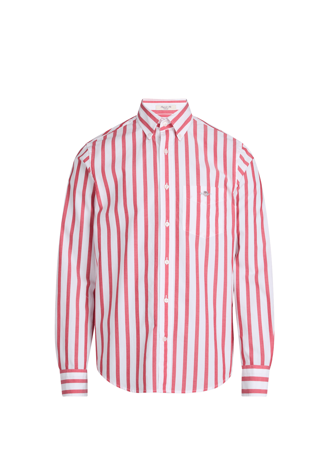 Chemise droite en coton GANT Rose