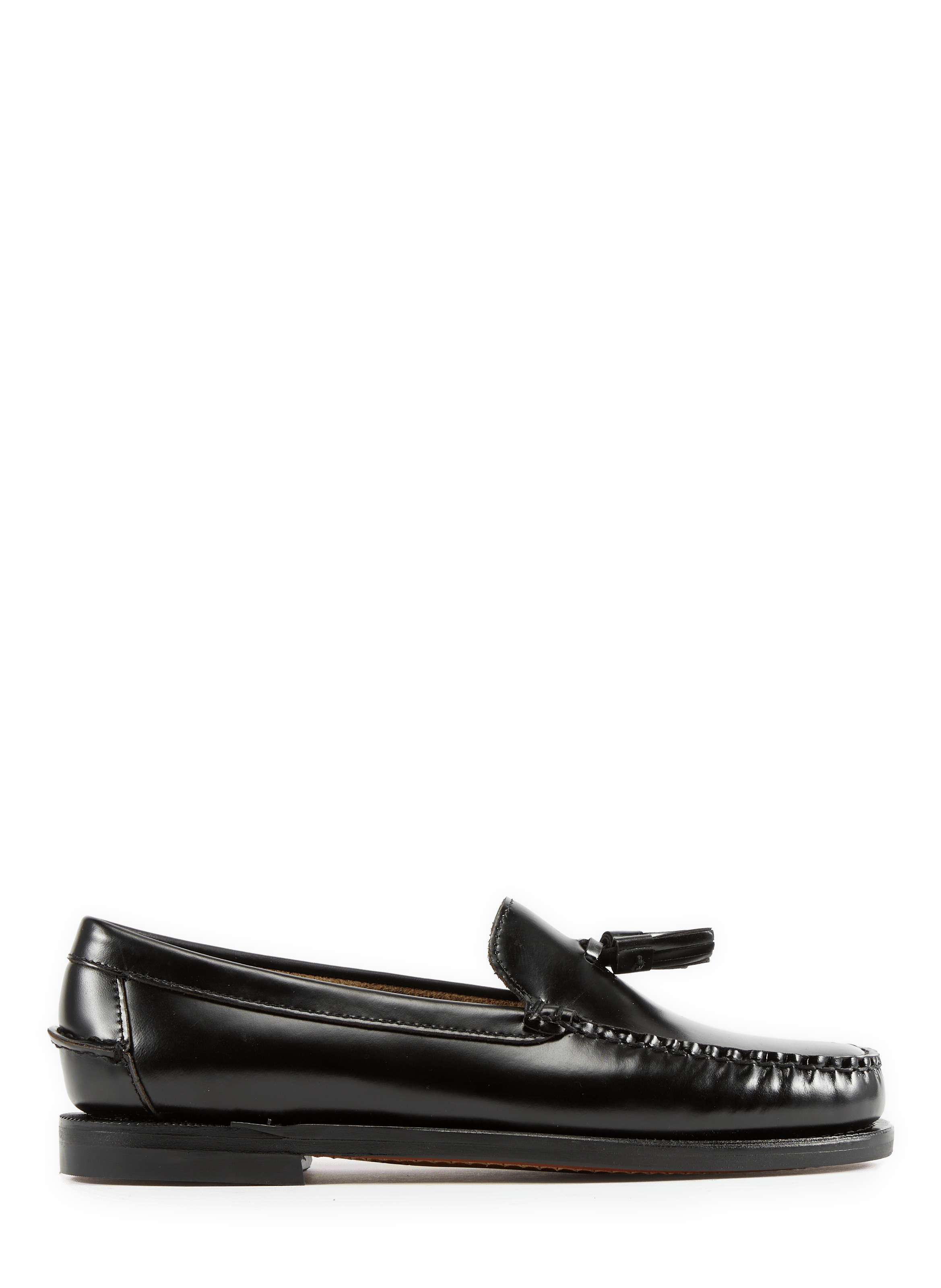 Mixed leather moccasins SEBAGO Black