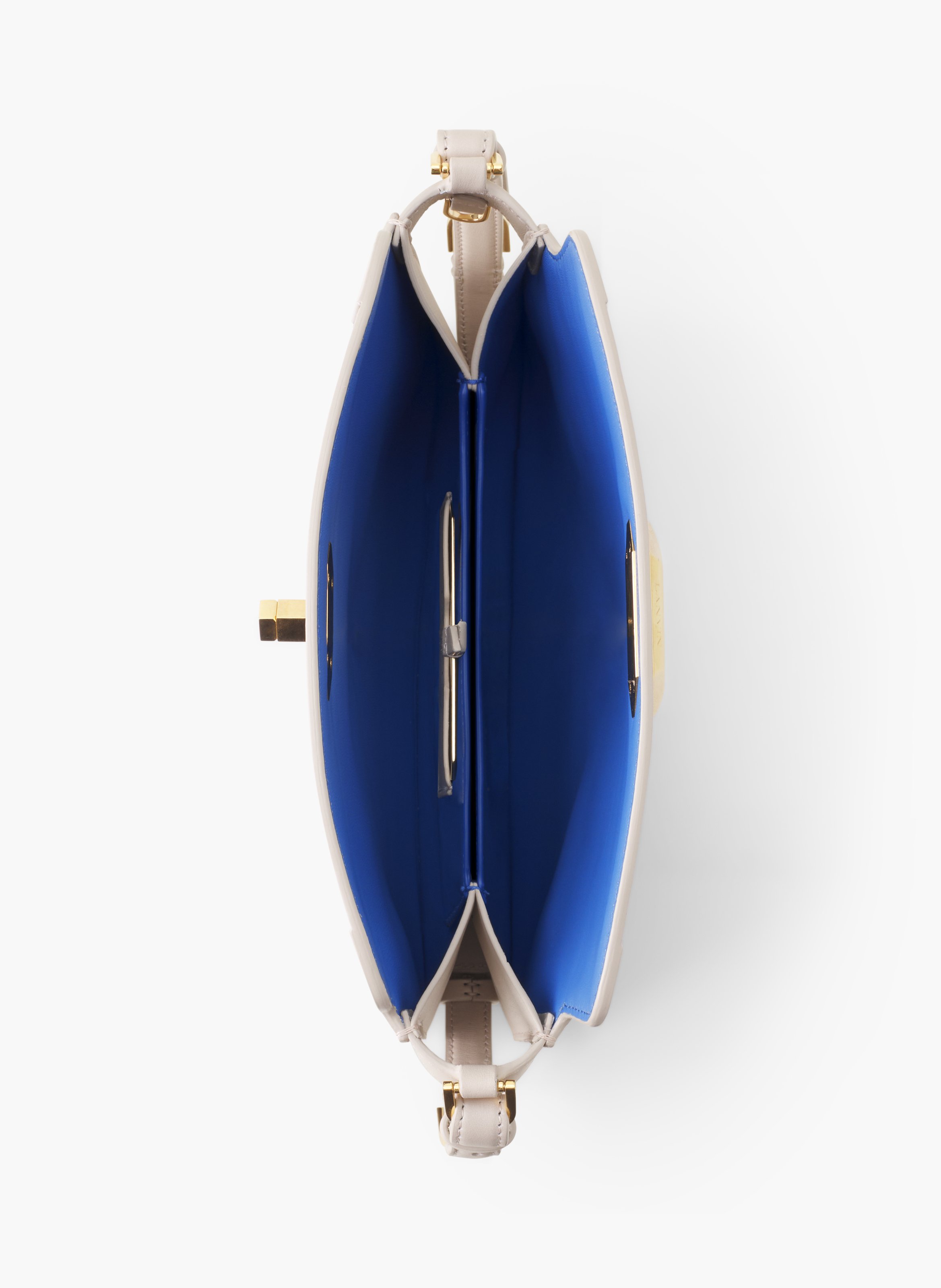 Sac compagnon 20 en cuir LANVIN Blanc