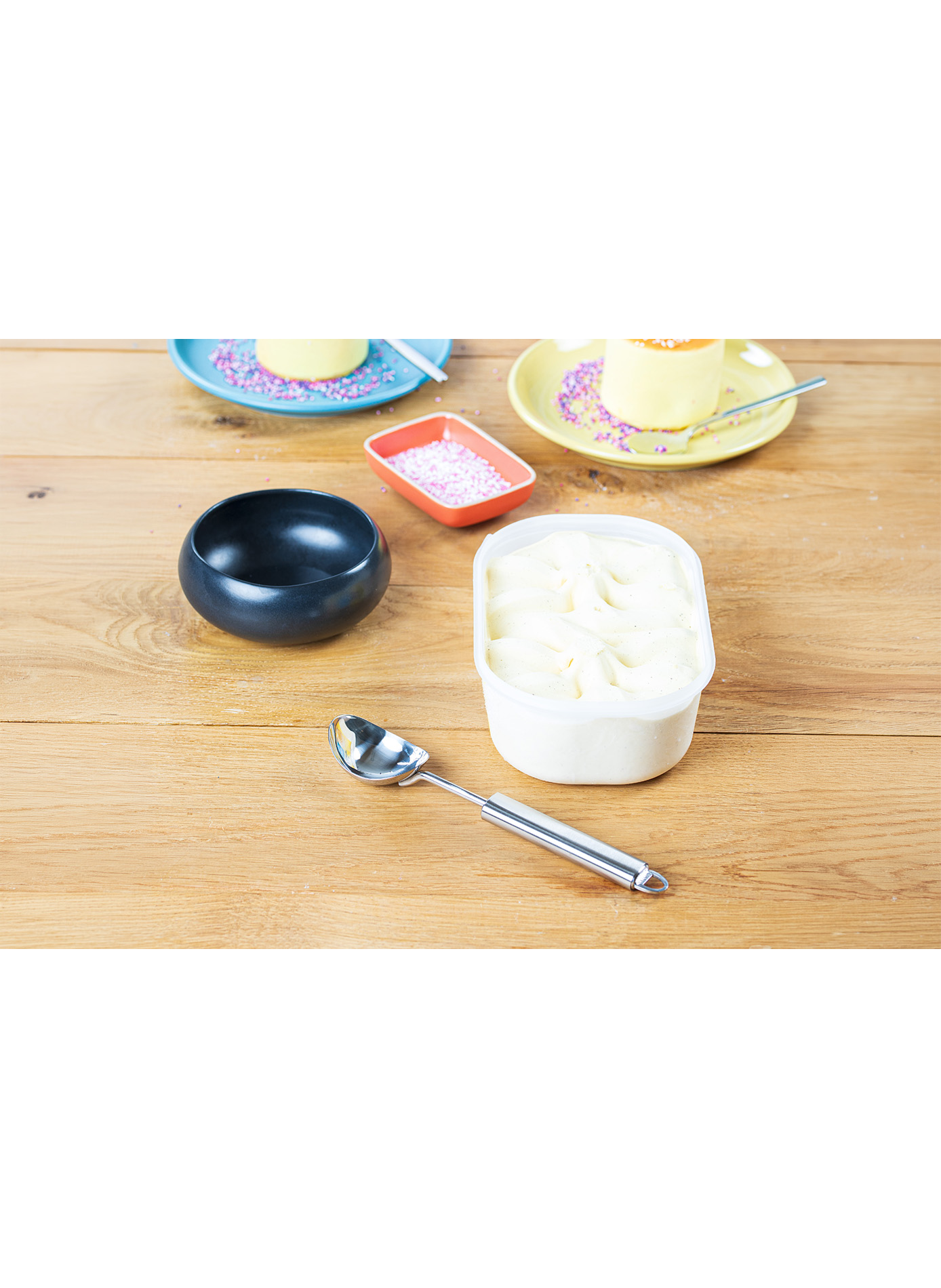 Cuillère à glace Poc en inox CRISTEL Gris