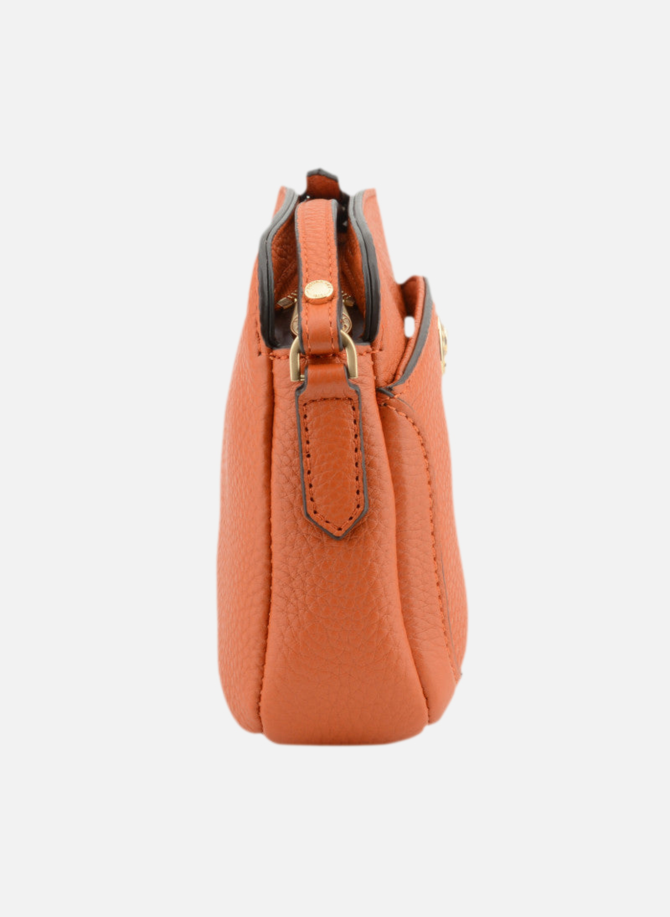 Image | sac cabas en cuir de vachette POURCHET Orange