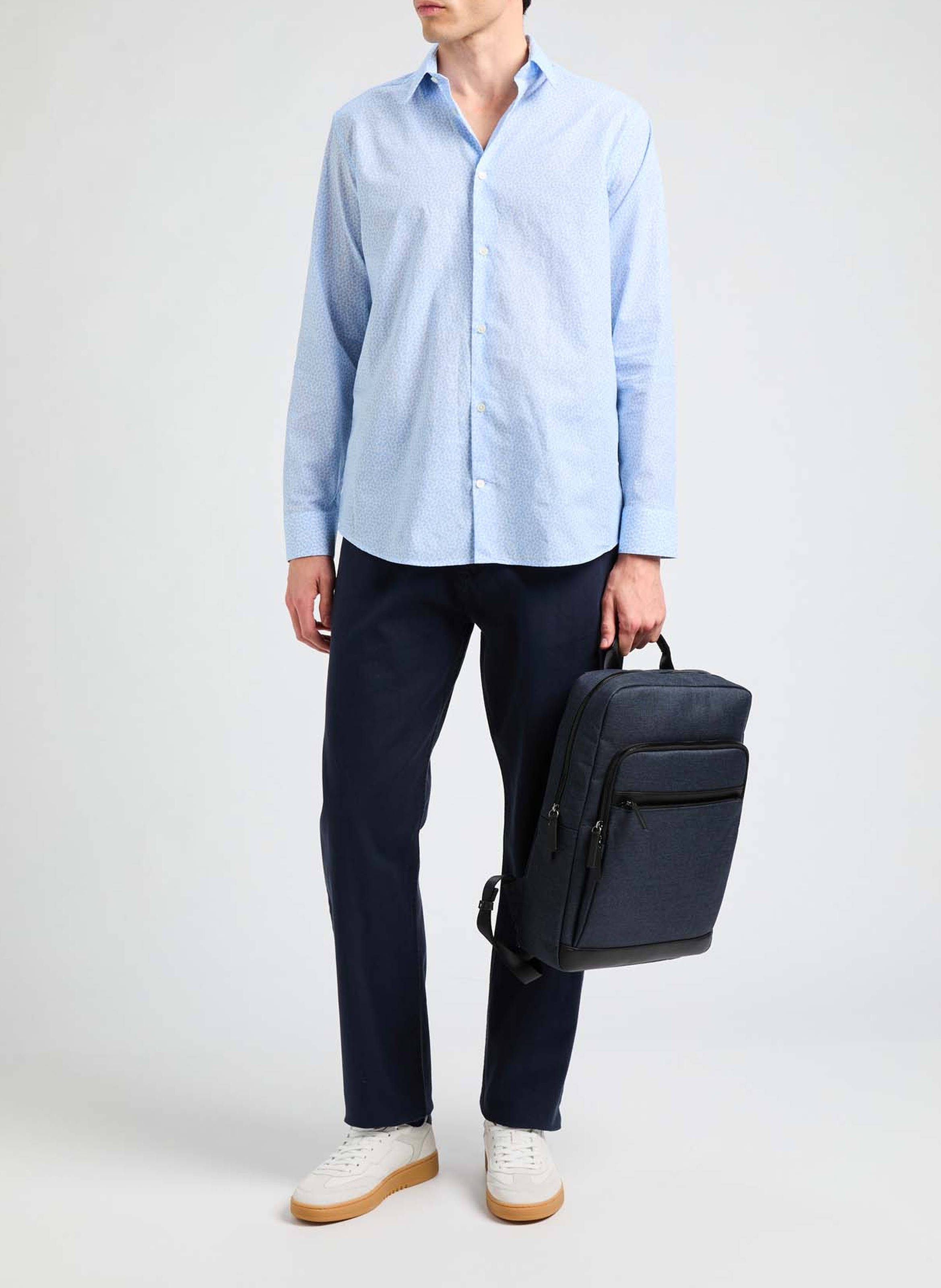 Floral-print shirt AU PRINTEMPS PARIS Blue