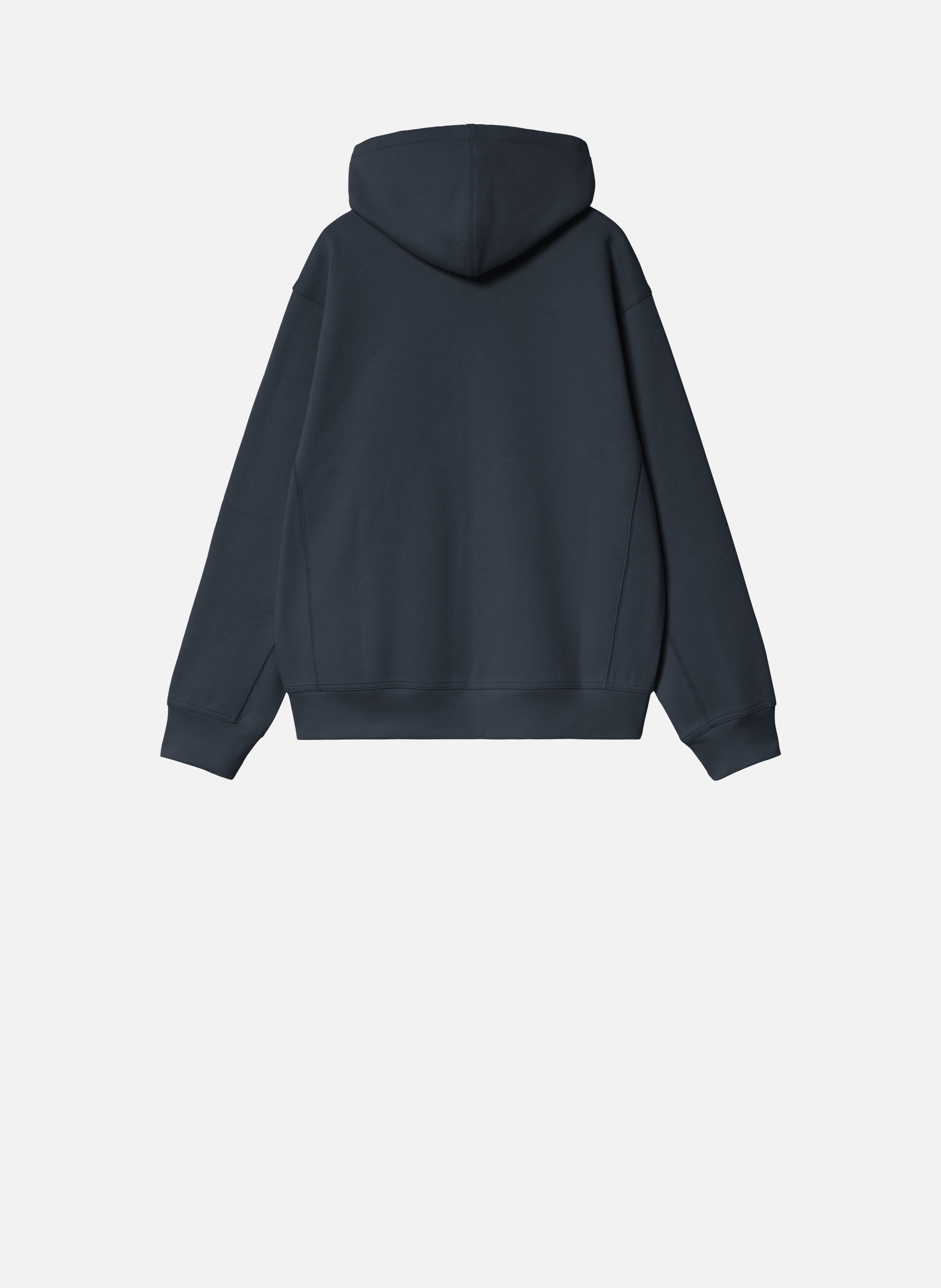 Sweatshirt zippé hooded american script CARHARTT WIP Bleu
