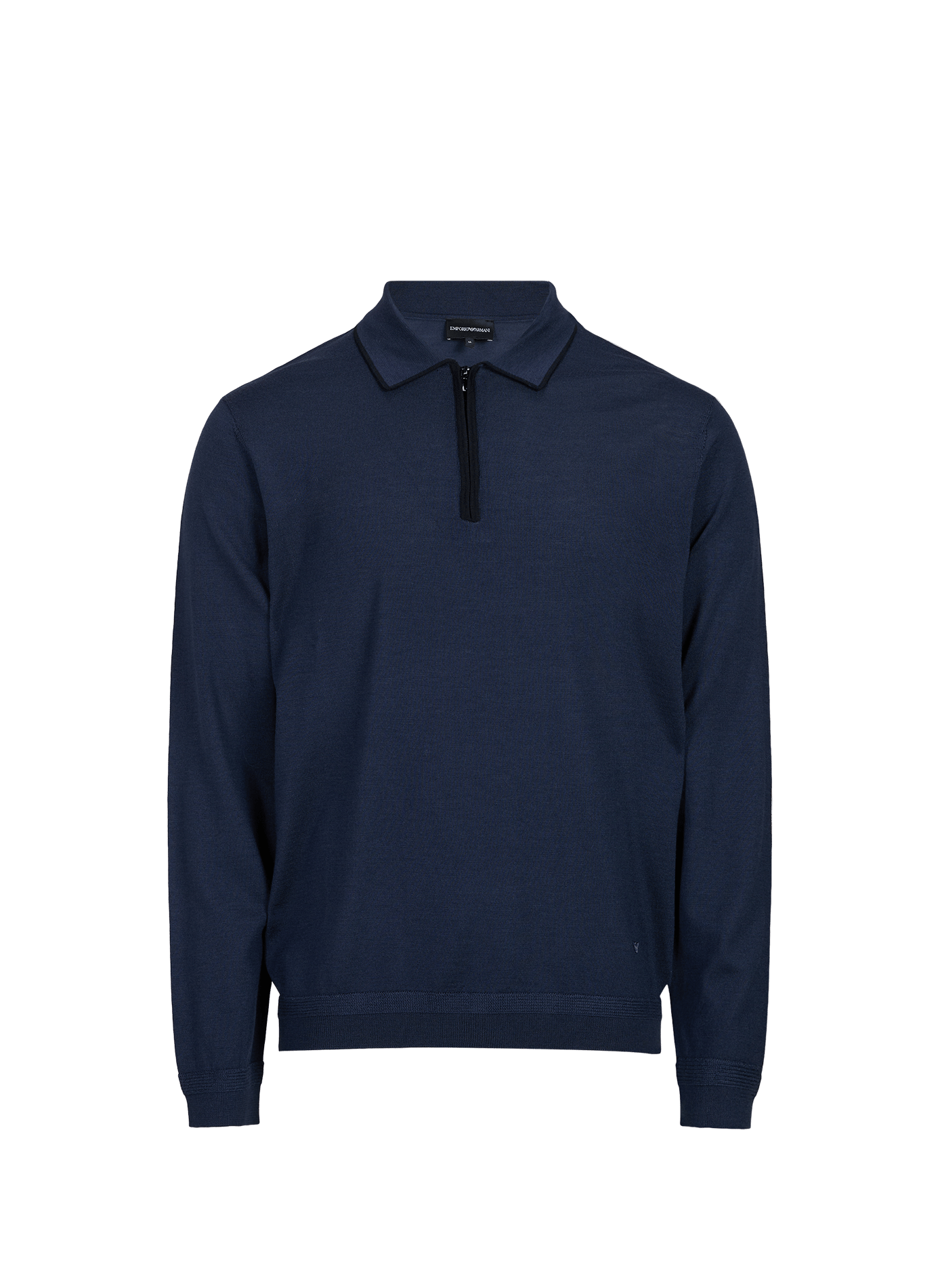 Sweatshirt in virgin wool EMPORIO ARMANI Blue