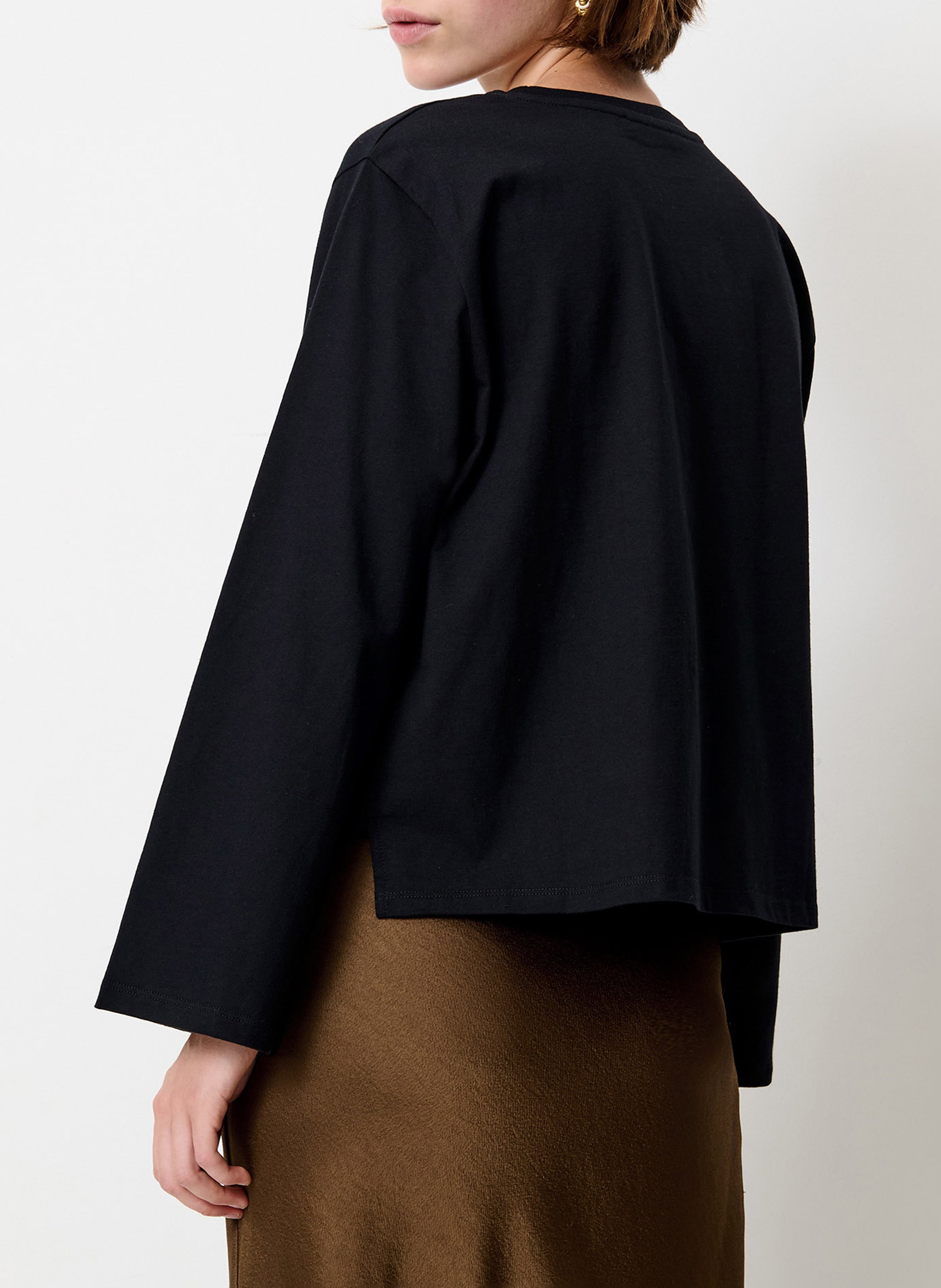 Tee-shirt oversize en coton severiano SESSUN Noir