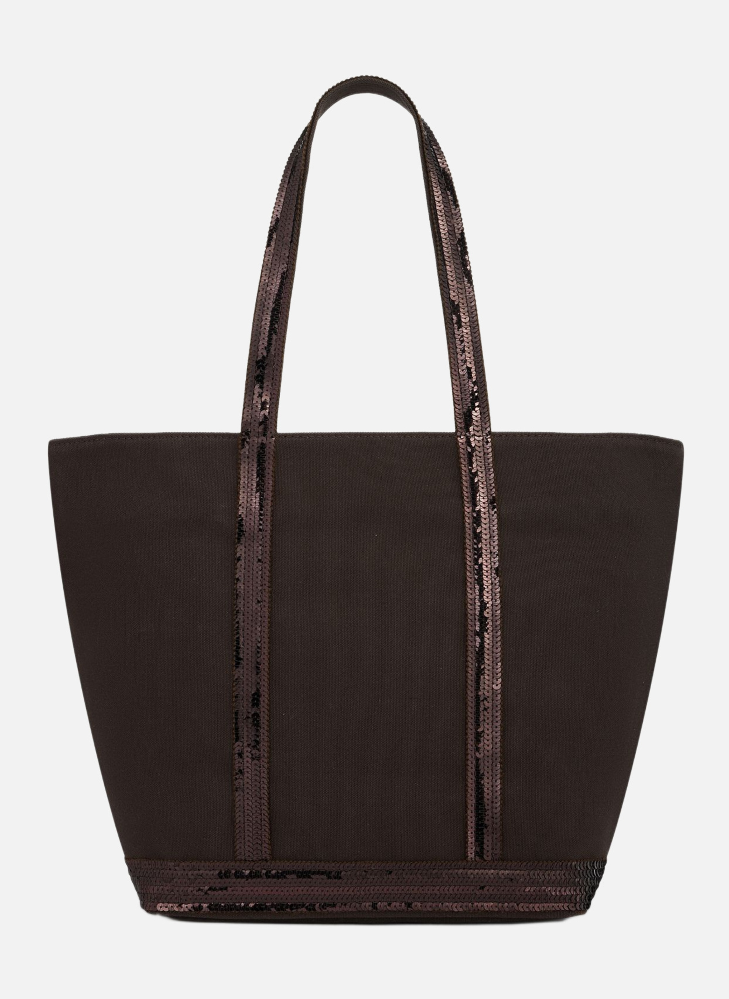 Cabas m zippé en toile  Cafe