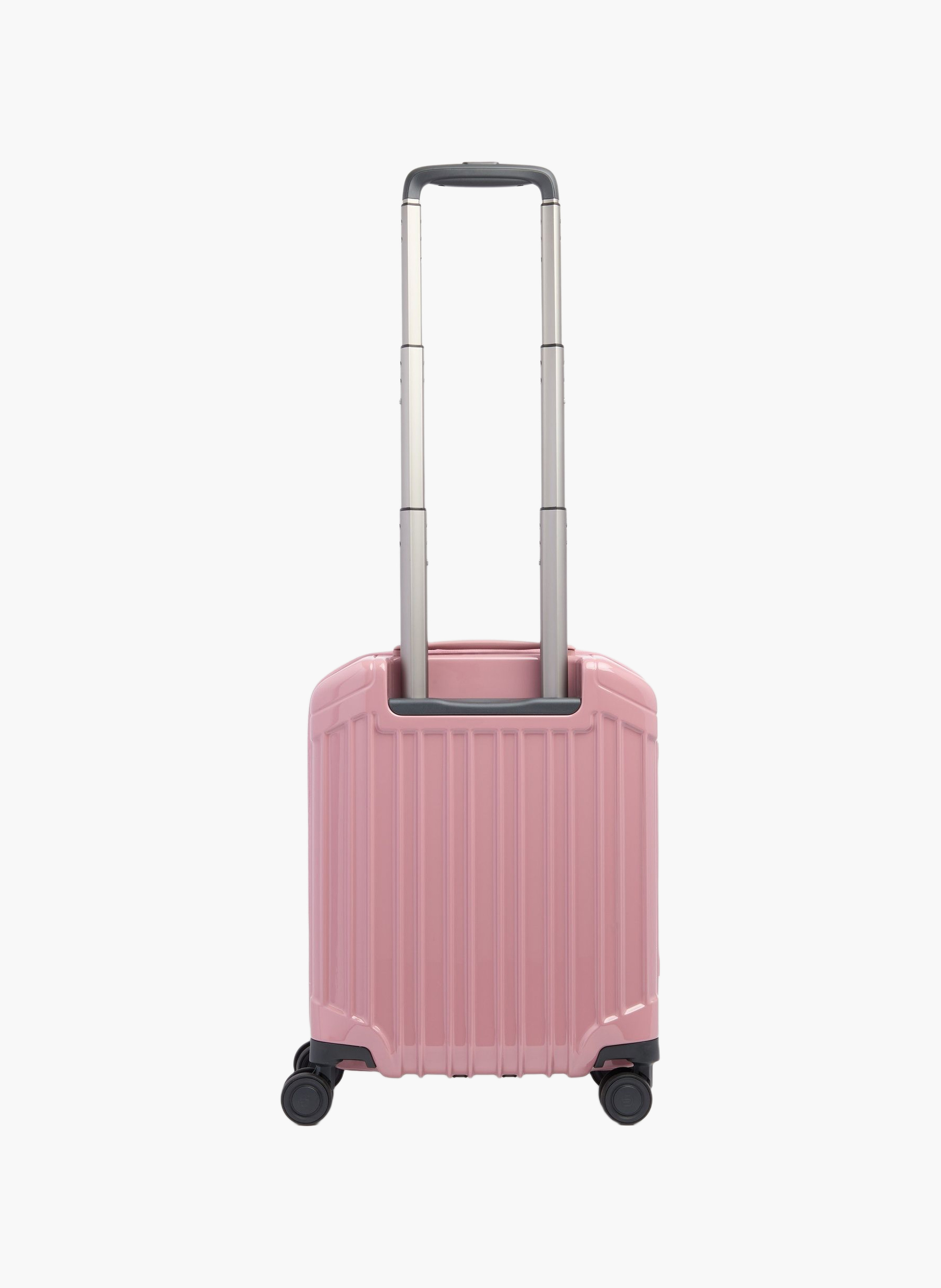 Valise trolley sous-siège à 2 roues PIQUADRO Rose