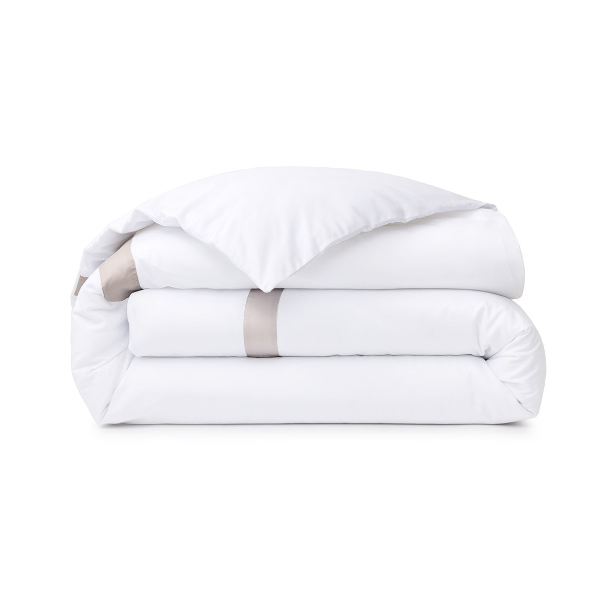 Housse de couette en satin, linéa YVES DELORME Gris