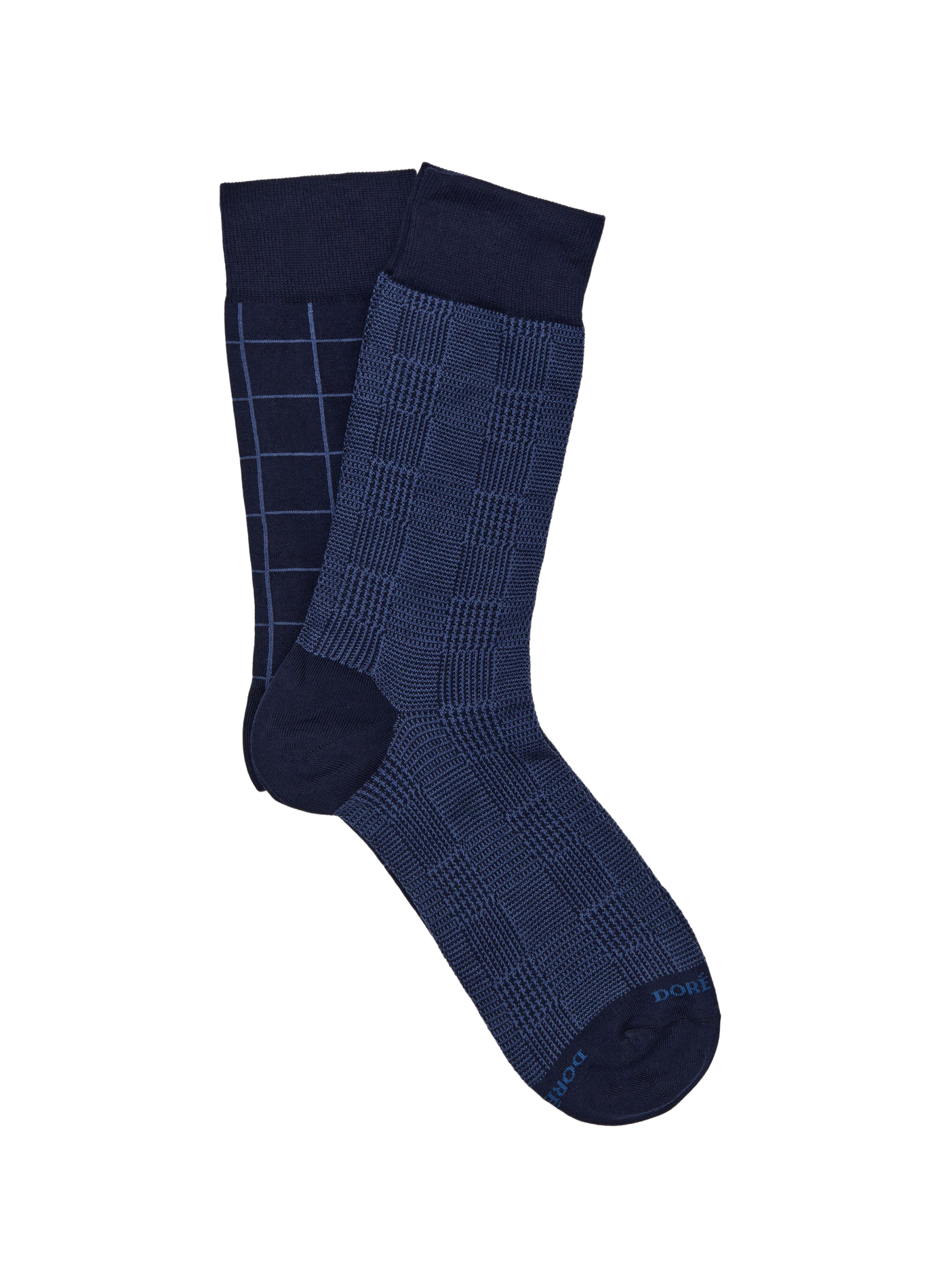 Printed cotton-blend socks DORÉ DORÉ Blue